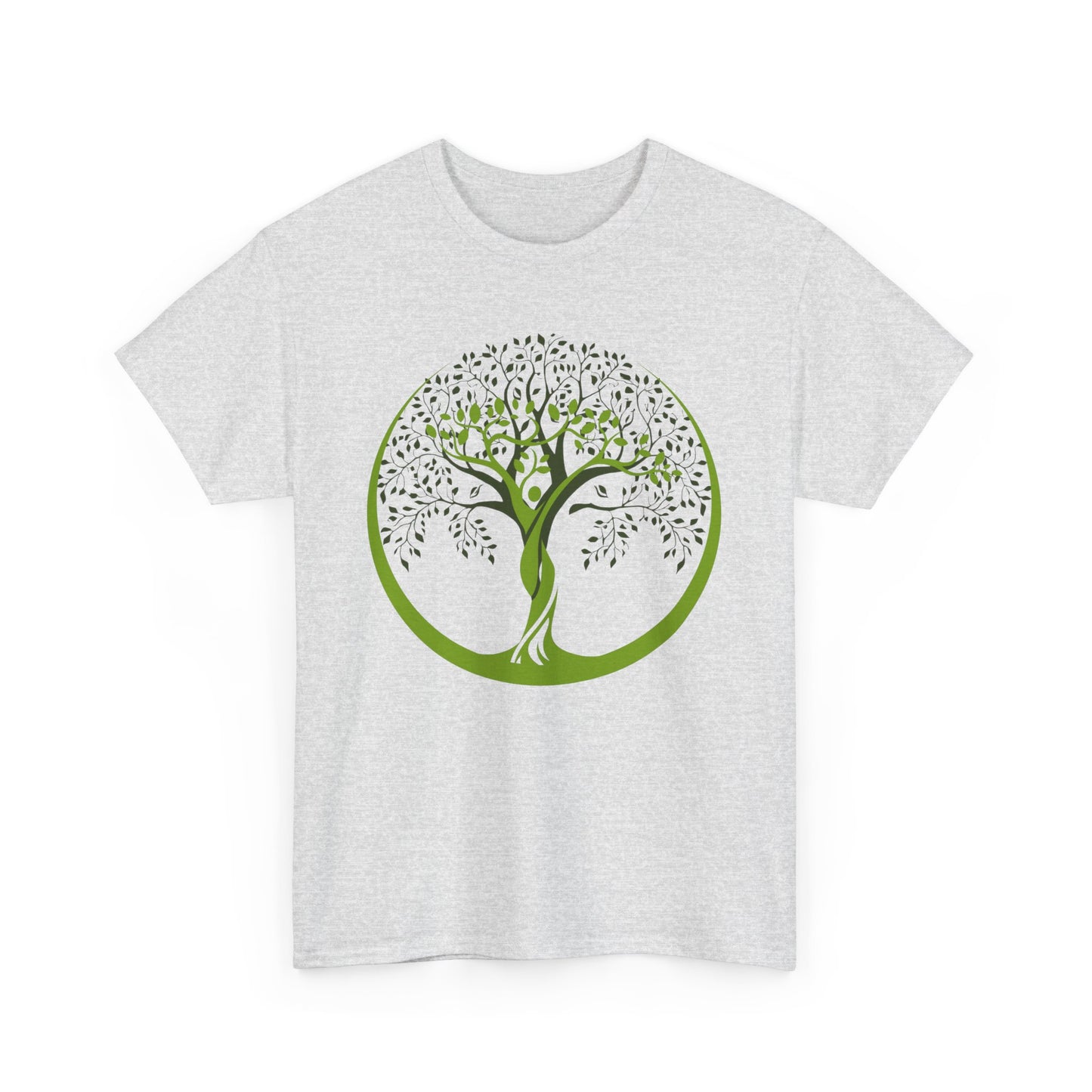 🌿Gaia Rooted Heavy Cotton Tee - She Grows, She Rises, She Becomes
