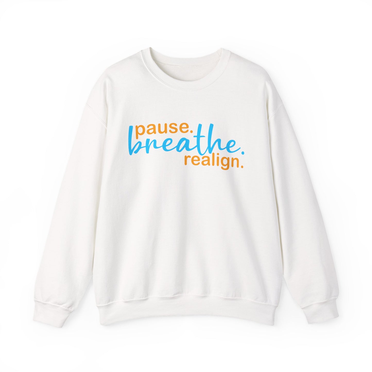 🌙Sacred Stillness - "Pause. Breathe. Realign." Crewneck Sweatshirt