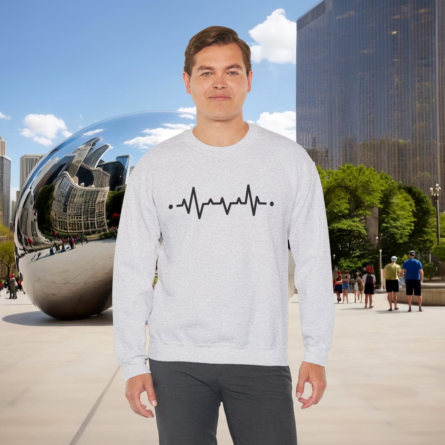 🜂 “The Line Between Worlds” — Menaste Presence Sweatshirt