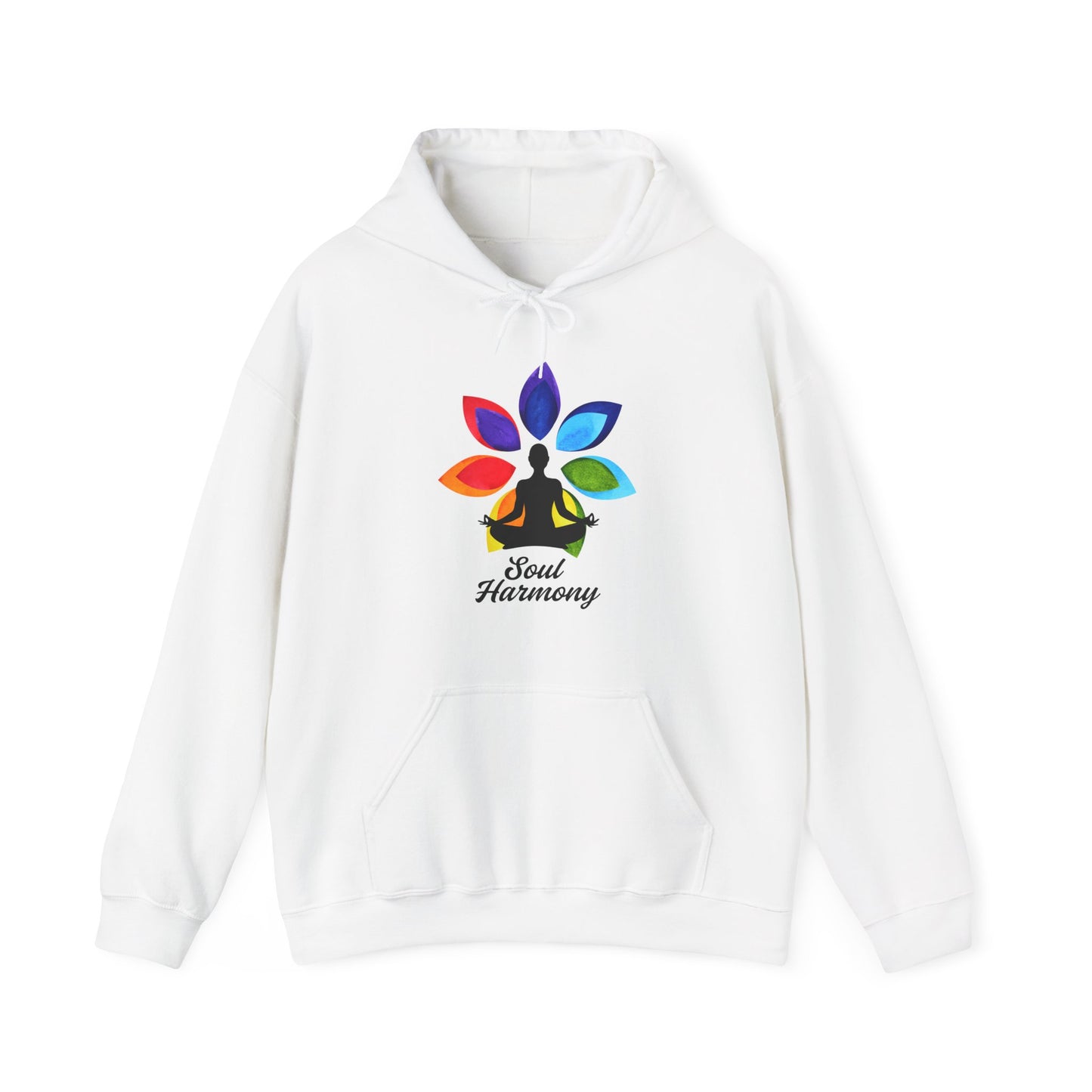 🌸Soul Harmony Hoodie – Meditative Lotus Chakra Alignment🧘‍♀️🌈✨