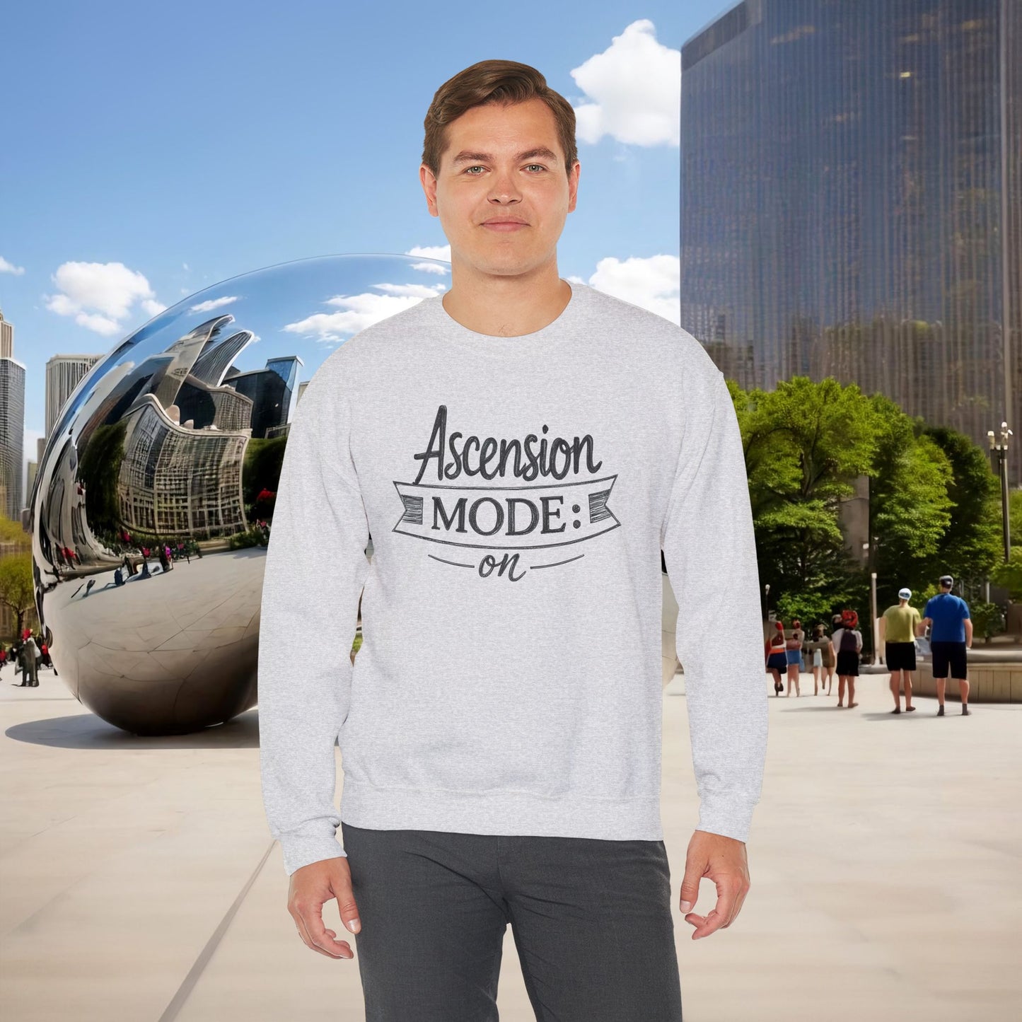 🌙🔥 Menaste "ASCENSION MODE: ON" — Elevated State Sweatshirt