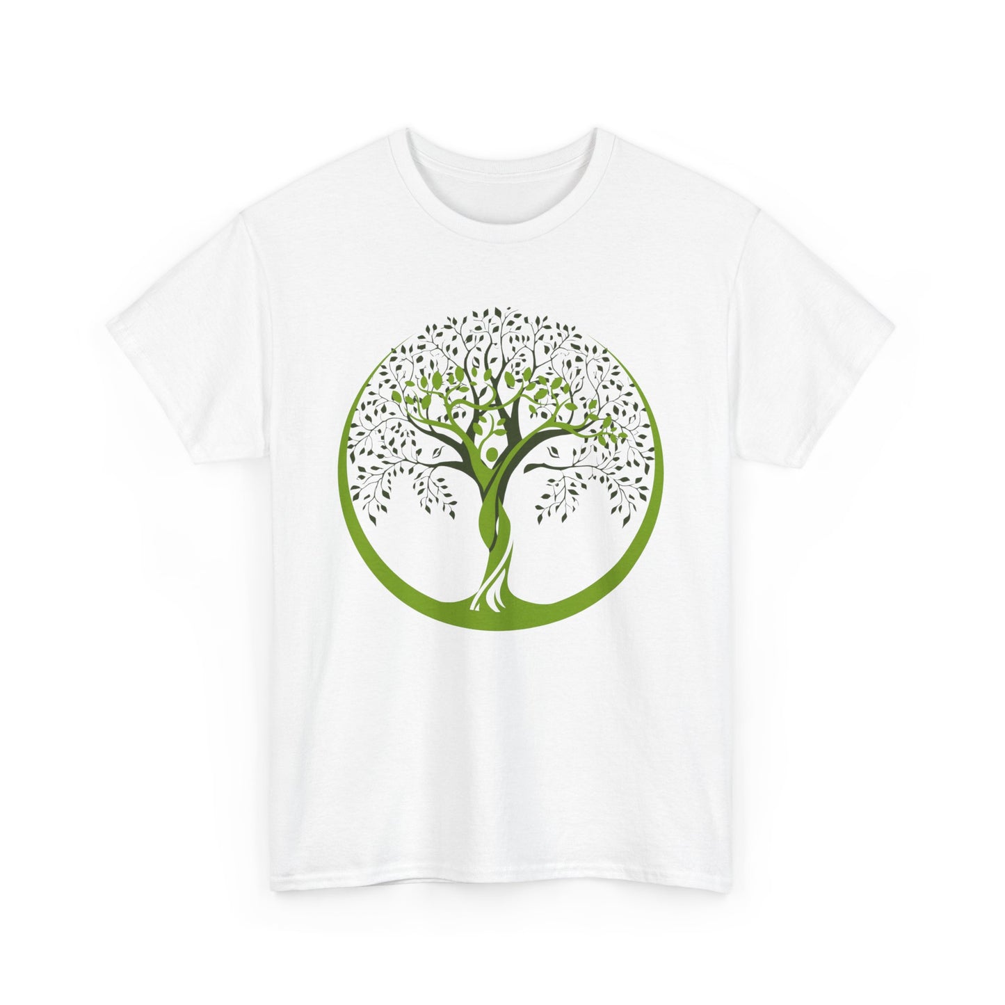 🌿Gaia Rooted Heavy Cotton Tee - She Grows, She Rises, She Becomes