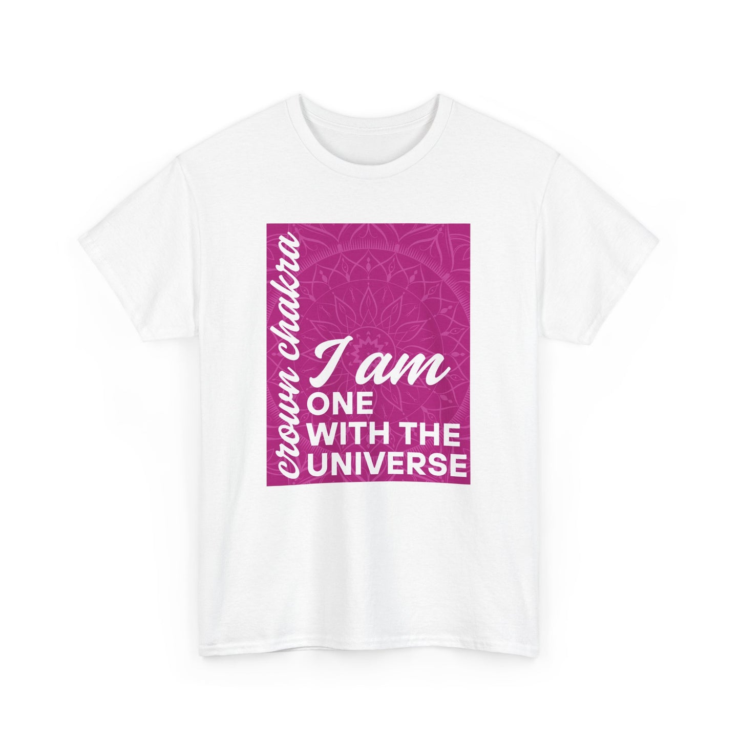 👑Cosmic Unity Heavy Cotton Tee - I Am One with the Universe
