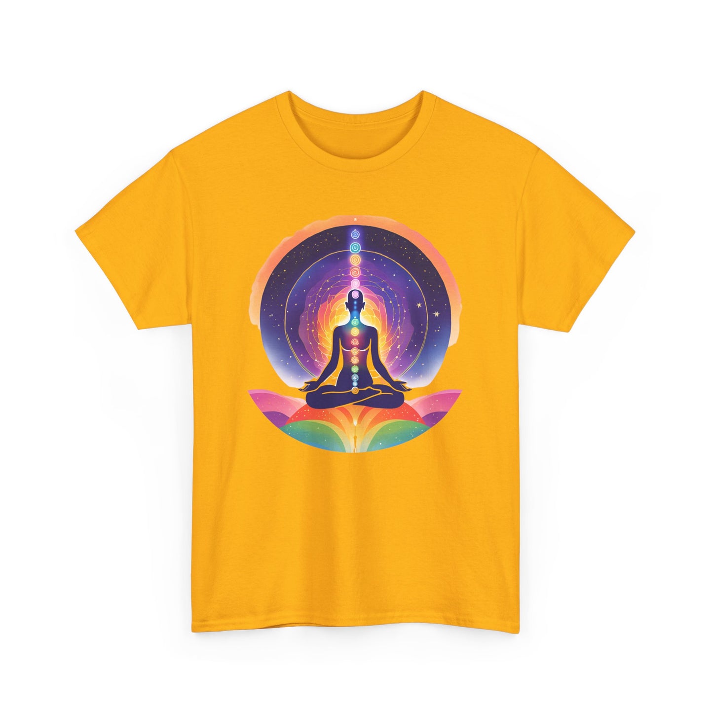 Chakra Universe Heavy Cotton Tee - Awakened Alignment