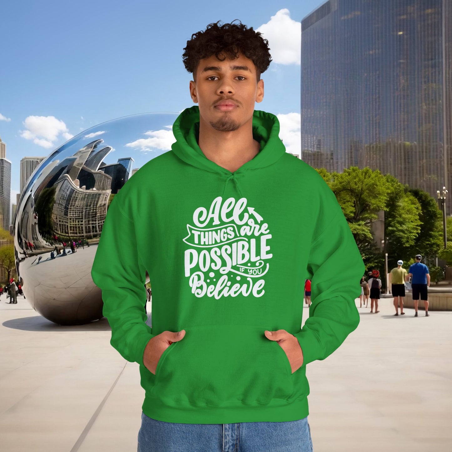 🤍 Menaste "BELIEVE" — Limitless Potential Hoodie