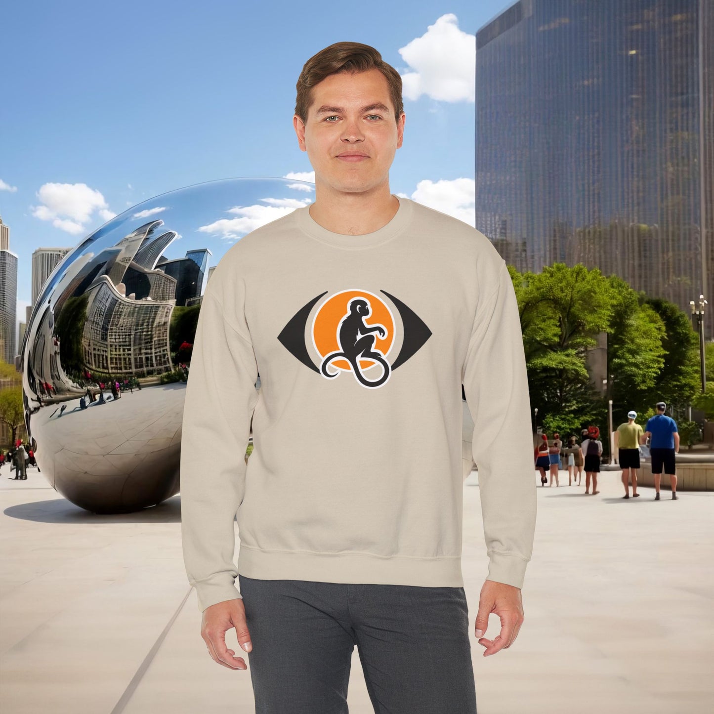 🌑 THE THREE STATES OF MIND — Menaste Symbolic Crewneck