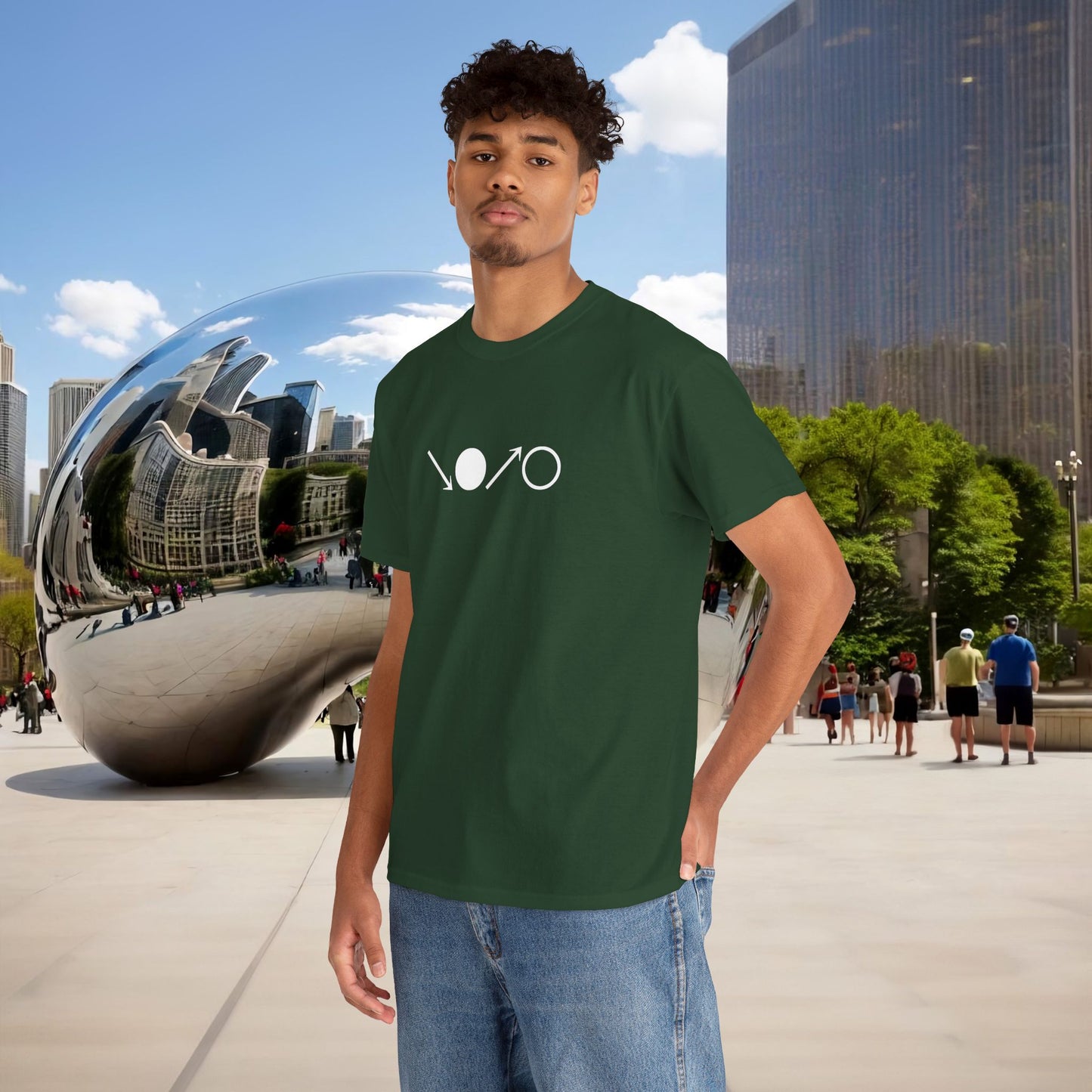 ↘•↗○ The Breath Cycle — Menaste™ Presence T-Shirt