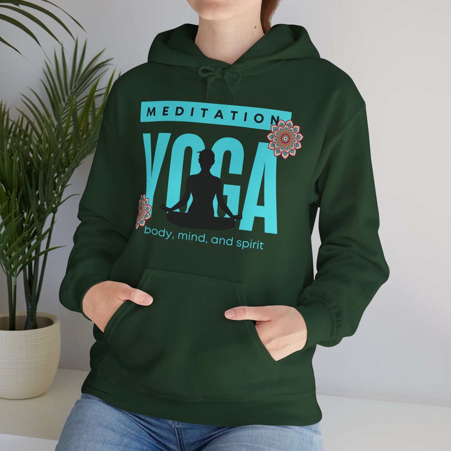 🧘‍♀️✨Mind • Body • Spirit Hoodie — Wear Your Practice, Live Your Peace🌿