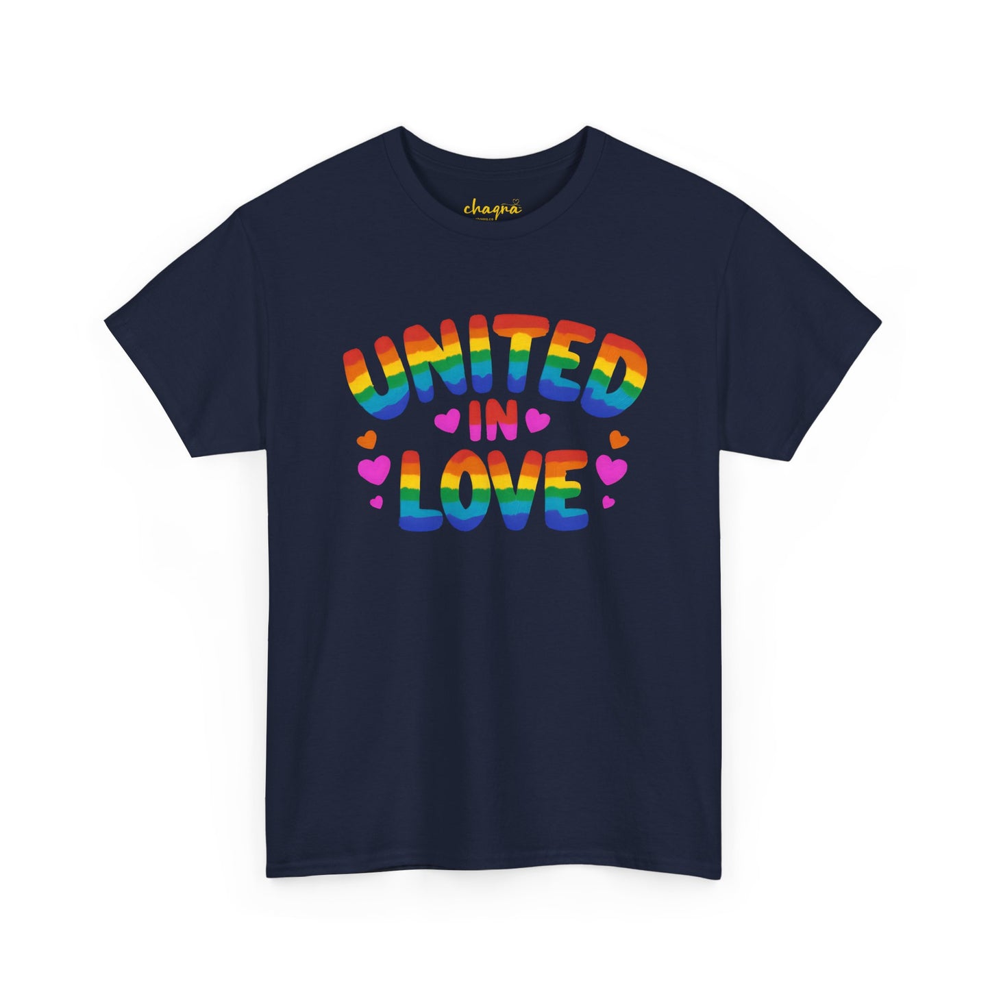🌈 UNITED IN LOVE — Chaqra Heartwave Tee