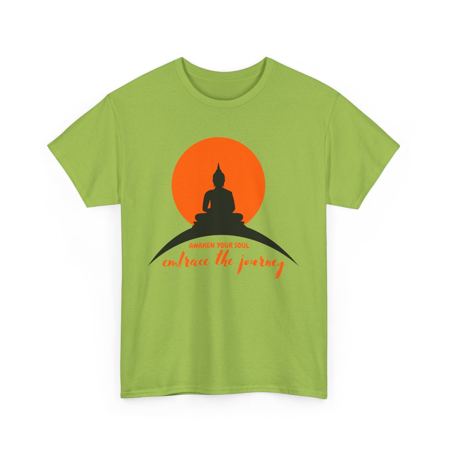 "Awaken Your Soul, Embrace Your Journey" Heavy Cotton Tee