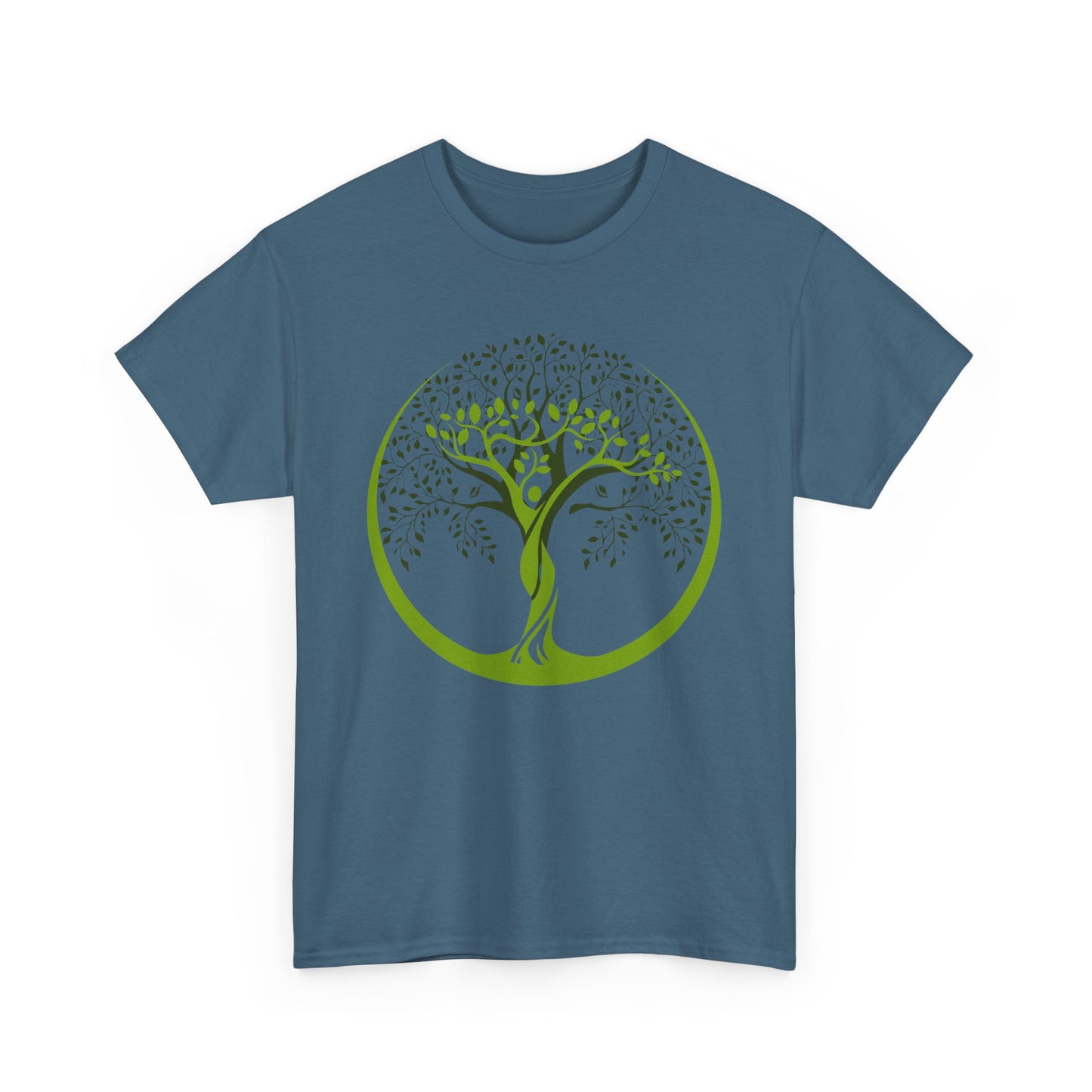 🌿Gaia Rooted Heavy Cotton Tee - She Grows, She Rises, She Becomes