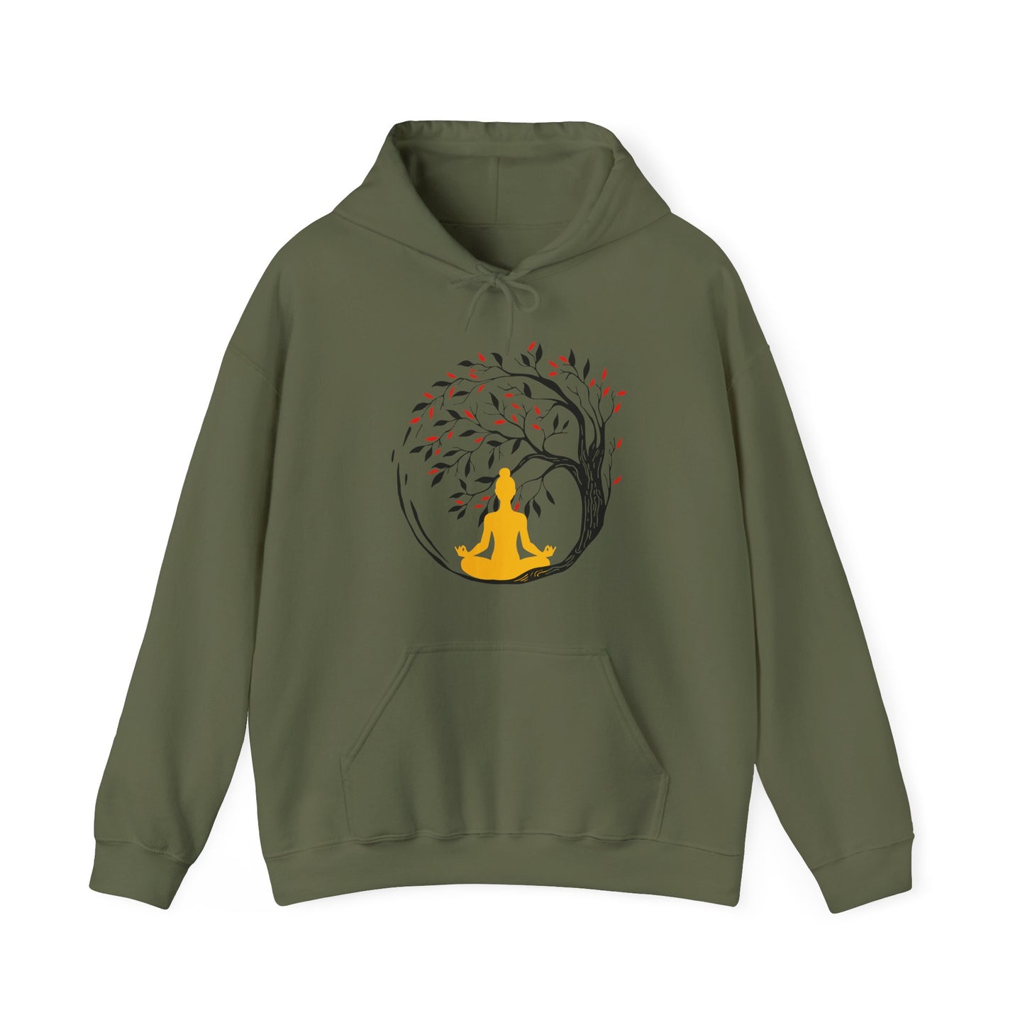 🌳Sacred Roots Hoodie – Grounding, Growth & Inner Stillness🌙✨🕊️