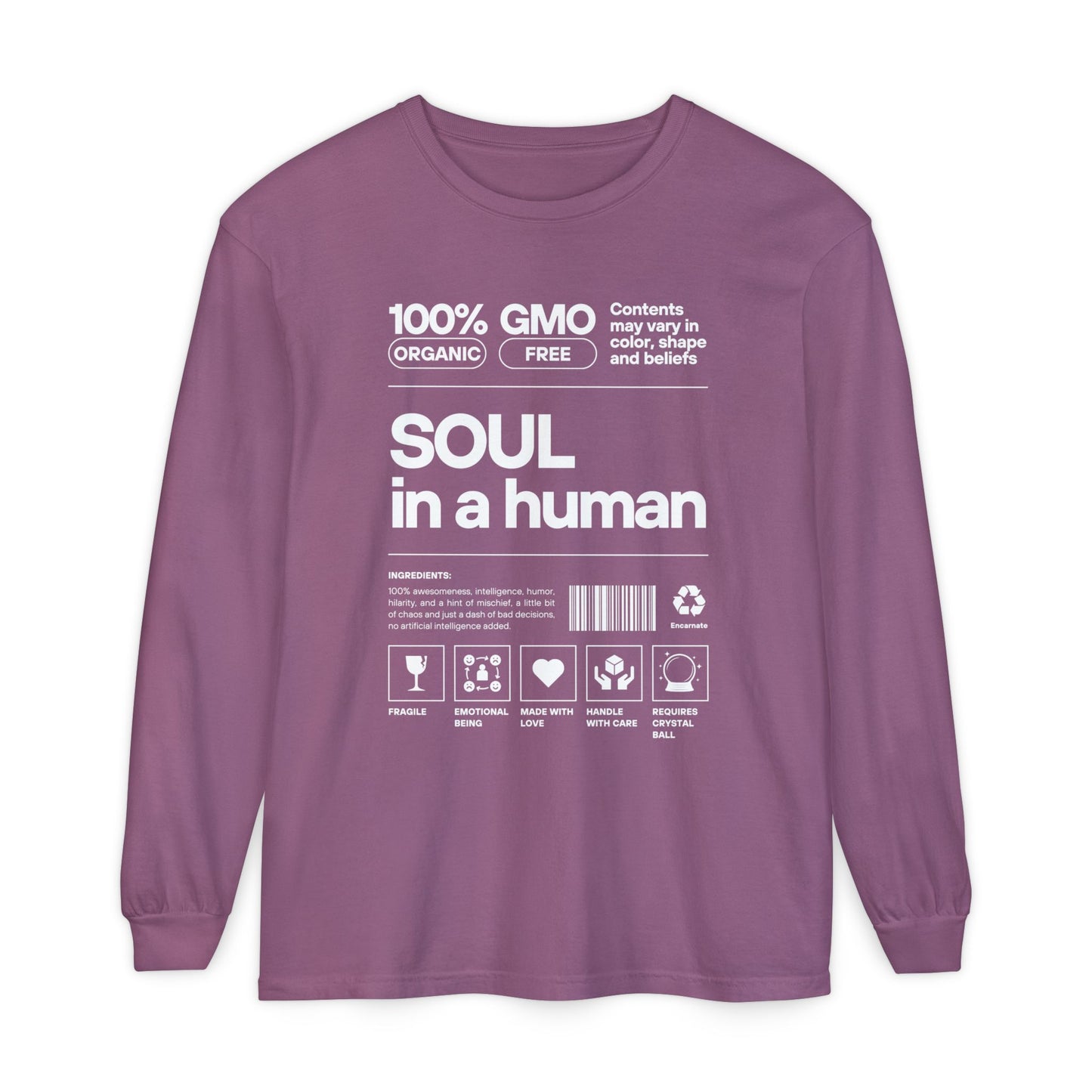 🌟Soul in a Human FUN Fact - Long Sleeve Tee