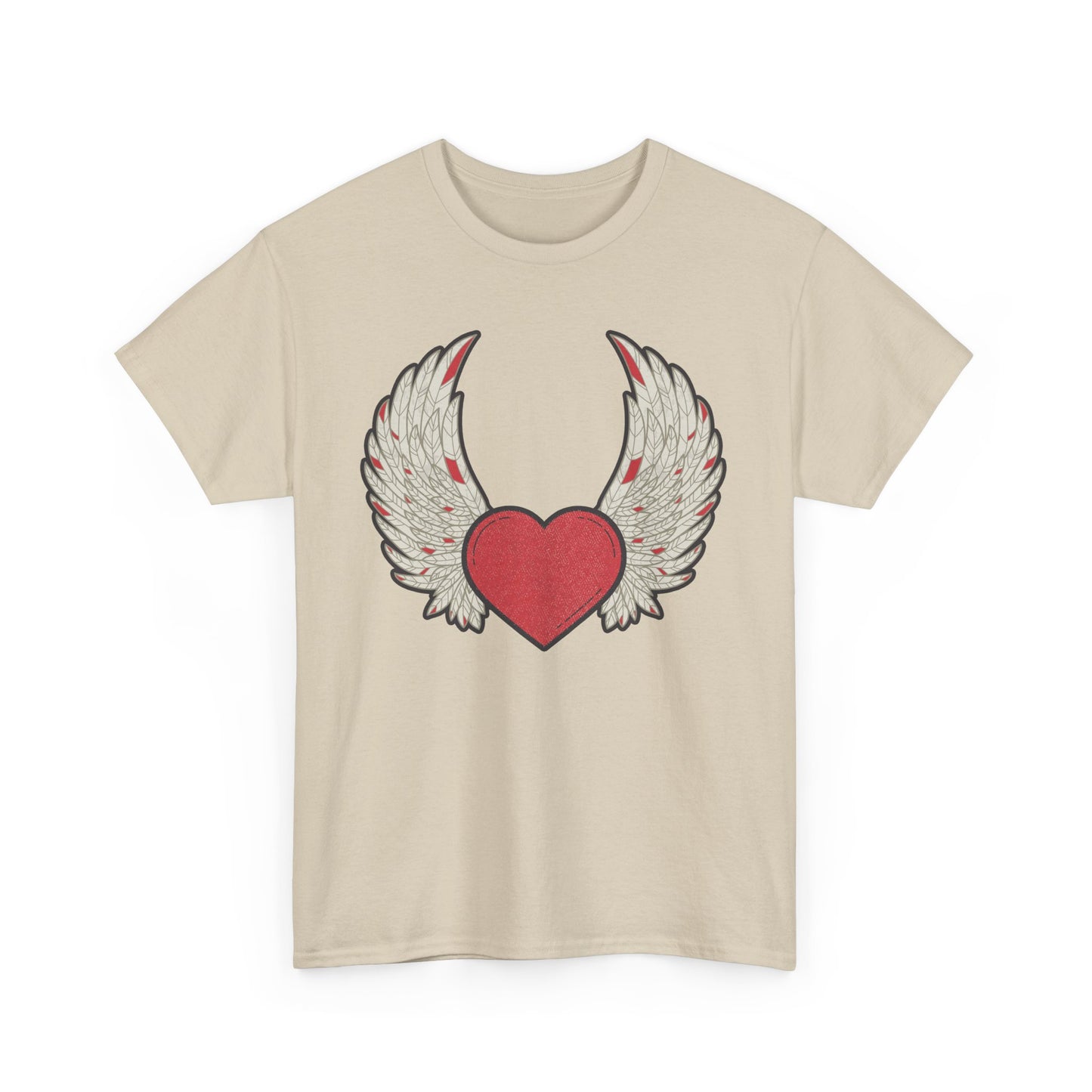 💖"Wings of the Heart" Heavy Cotton Tee - Let Love Soar