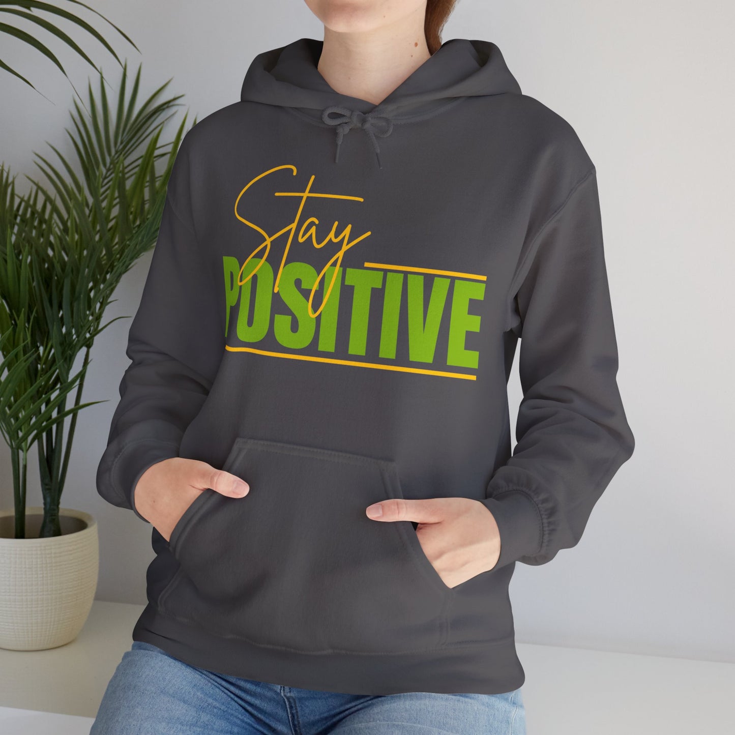 🌞STAY POSITIVE Hoodie — Radiate Light, Wear Your Energy ✨🔥