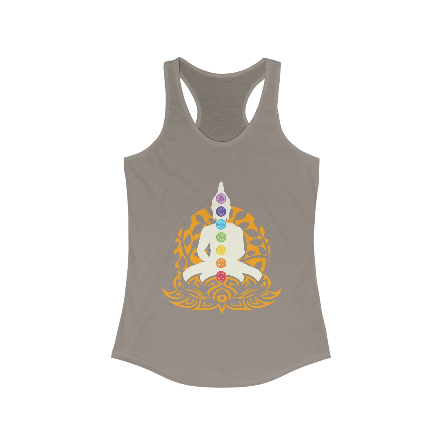 “Chakra Serenity” Racerback Tank – Center Your Energy in Style