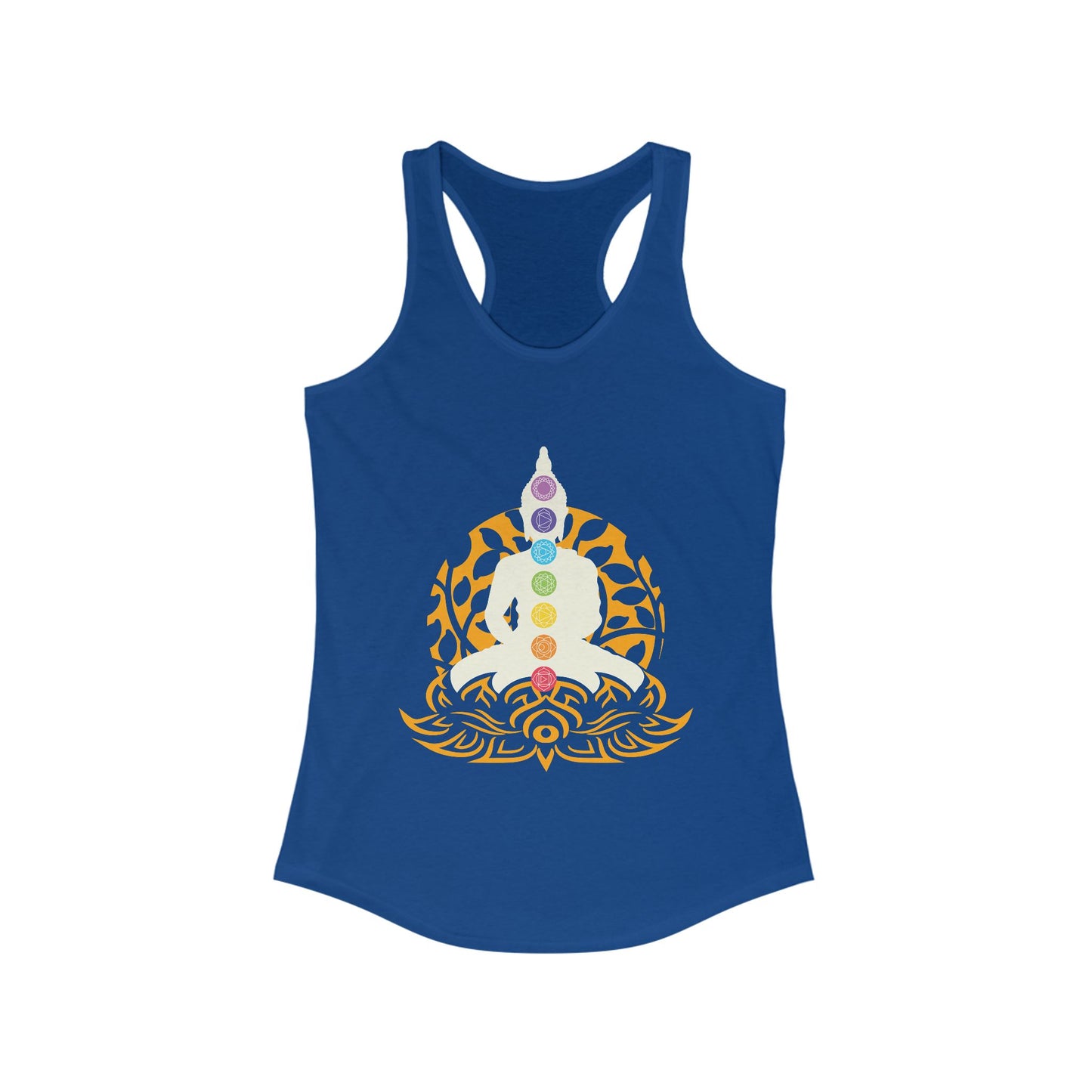 “Chakra Serenity” Racerback Tank – Center Your Energy in Style
