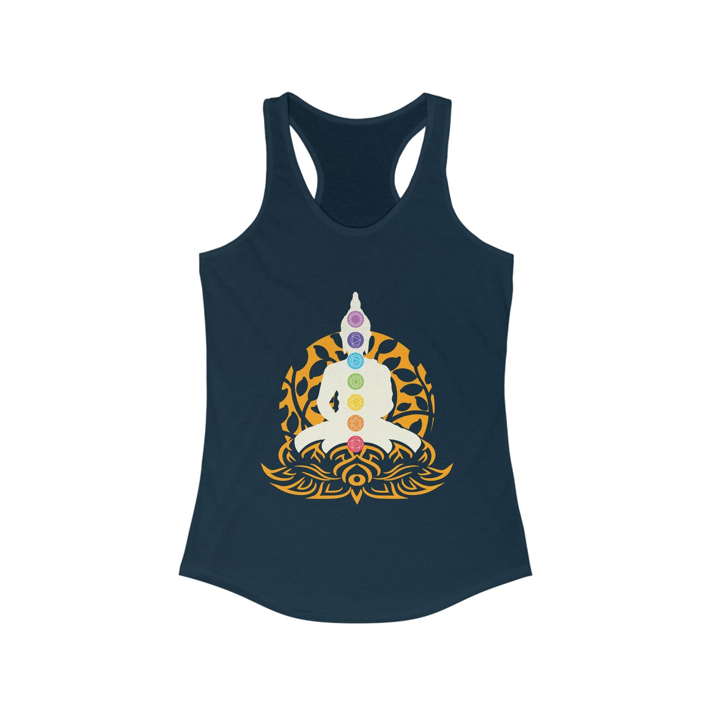 “Chakra Serenity” Racerback Tank – Center Your Energy in Style