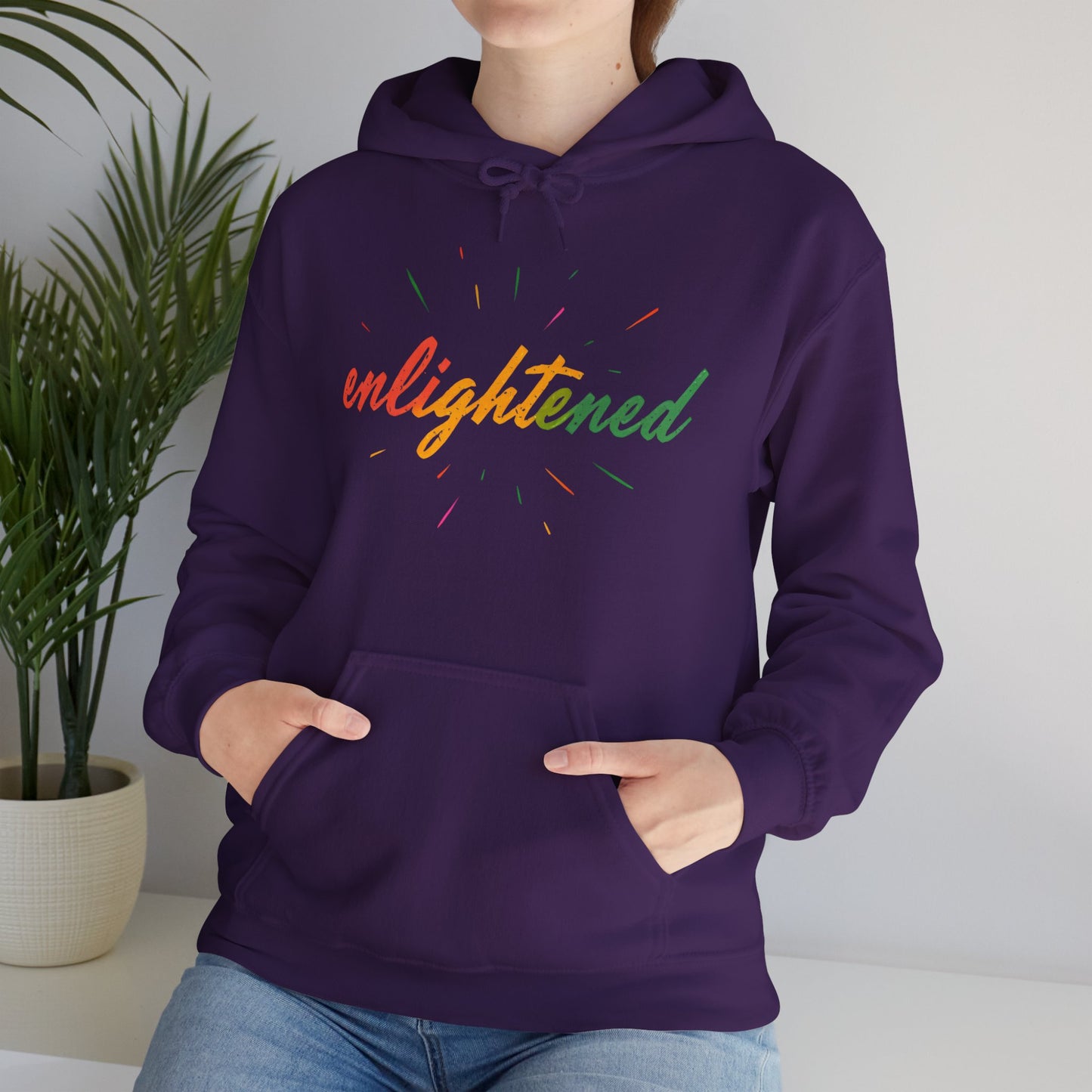 🌈ENLIGHTENED Hoodie — Street Soul Meets Higher Vibes✨🔥
