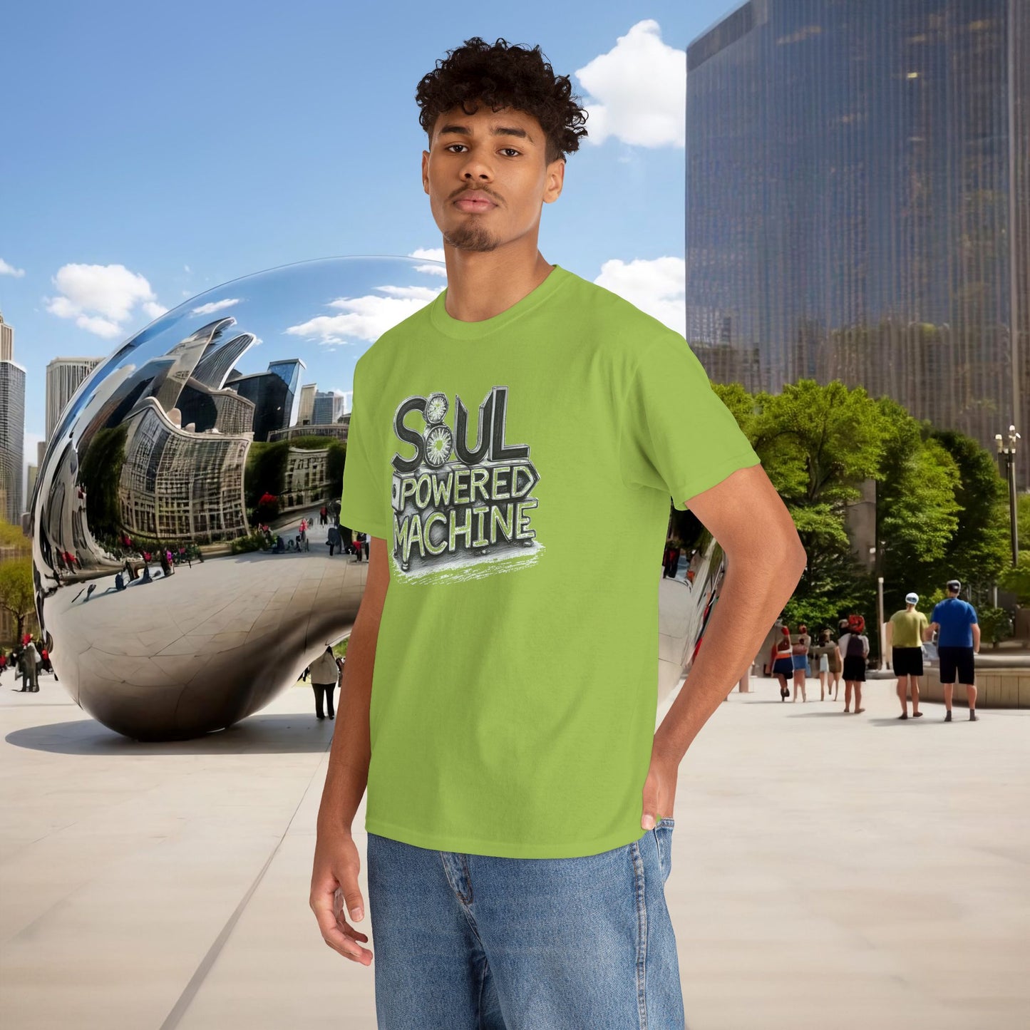 ⚙️ Menaste “Soul Powered Machine” Tee