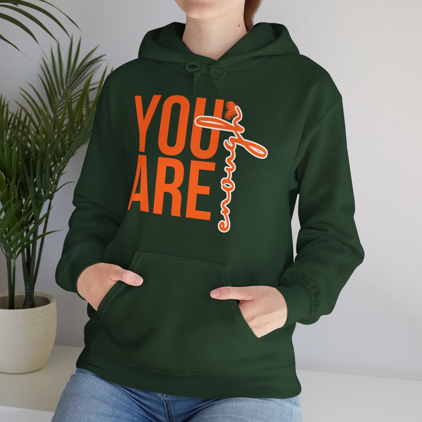 🌸You Are Enough Hoodie – A Soulful Reminder of Worthiness & Inner Light✨