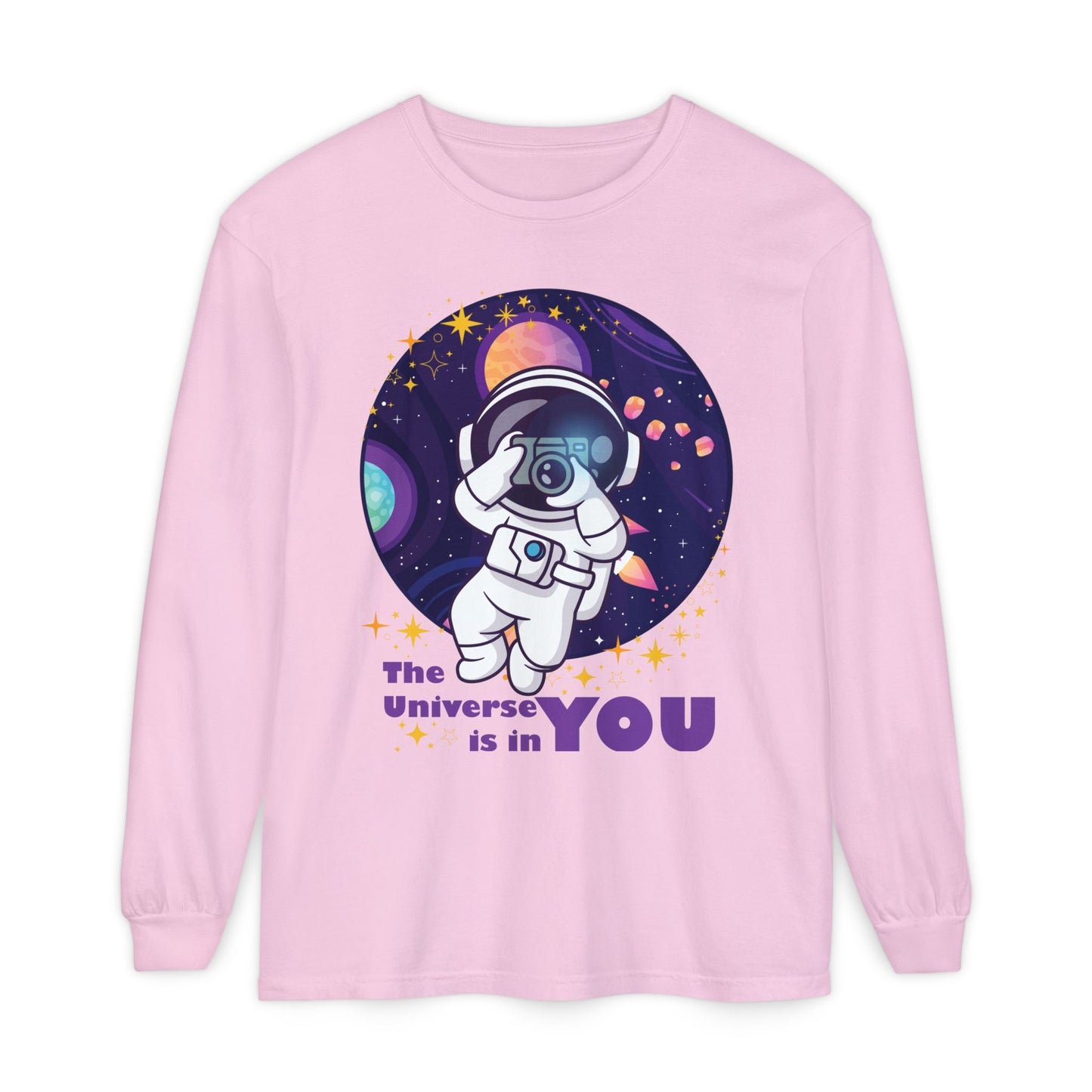 🌌The Universe Is in You - Cosmic Long Sleeve Tee