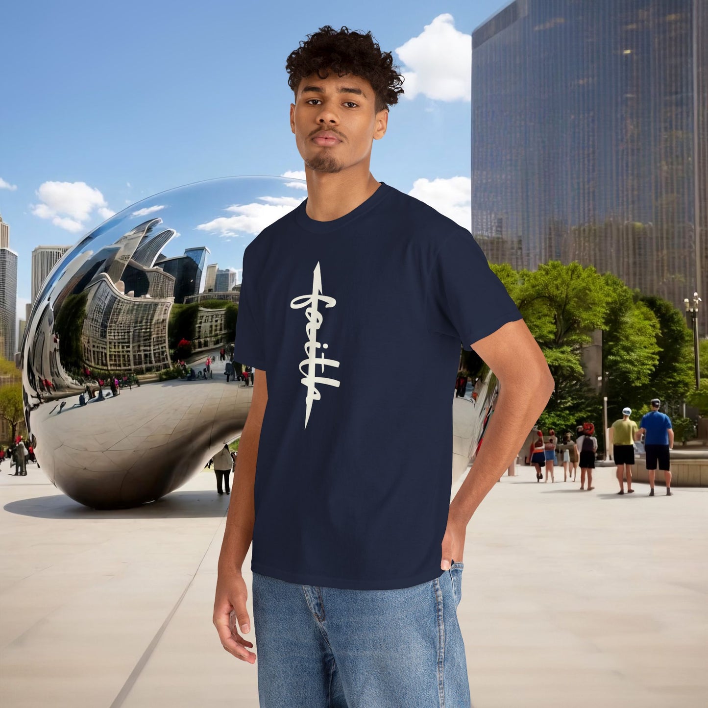 ALIF — stand in "FAITH” — Menaste Sacred T-Shirt
