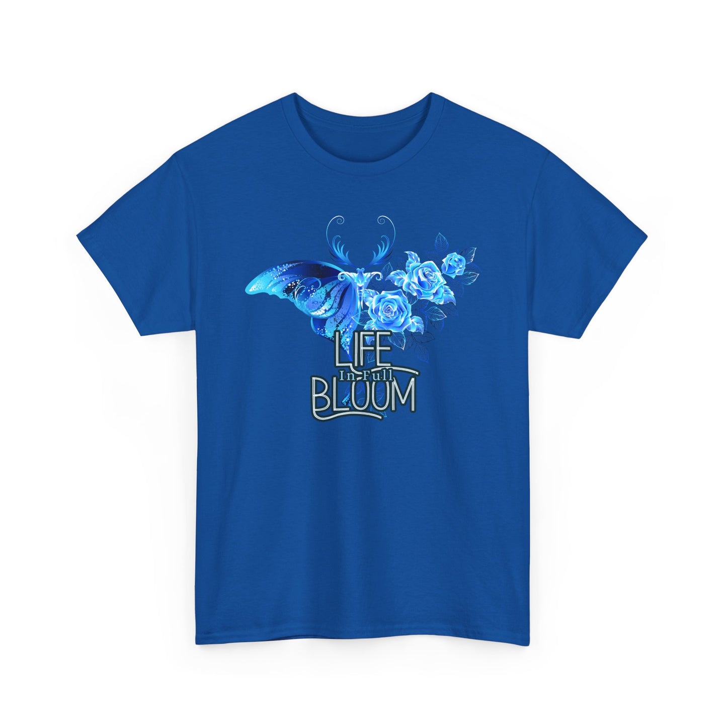 🦋Life in Full Bloom Heavy Cotton Tee - Rise, Bloom, Become