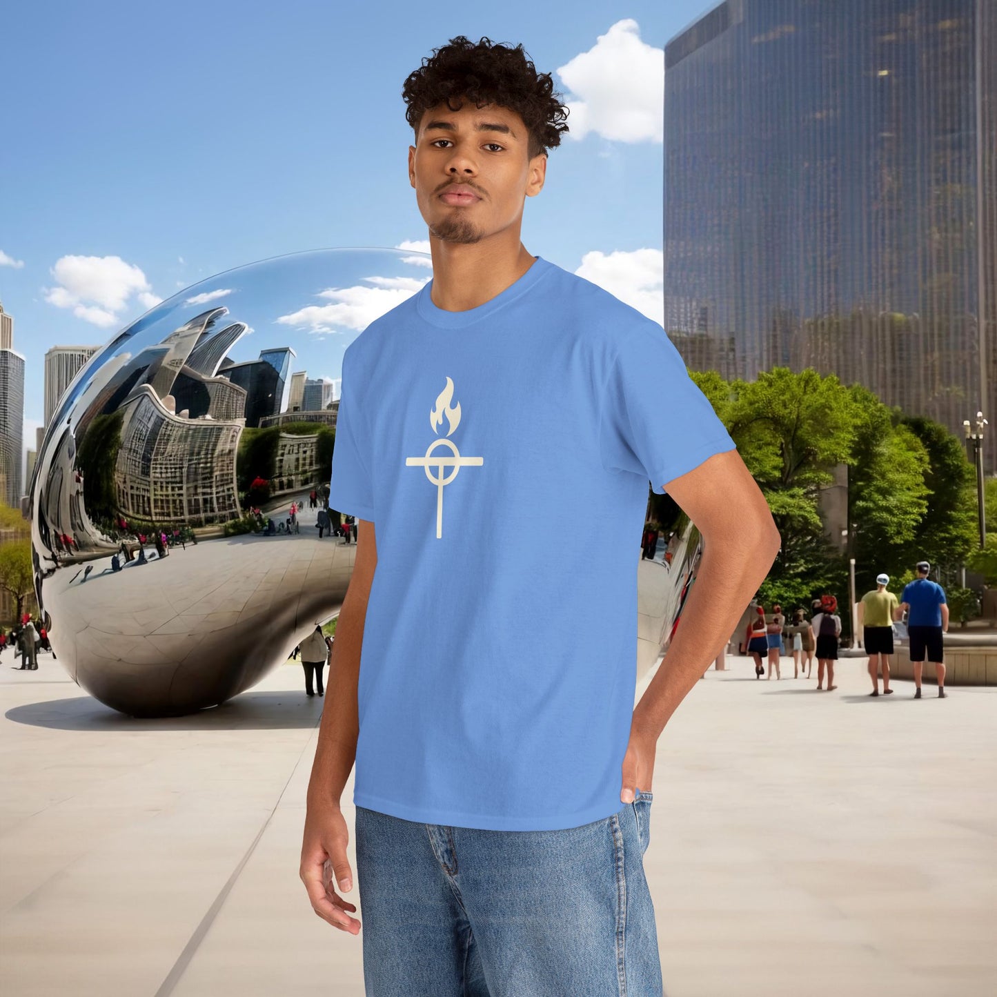 ⚔️ The Warrior Monk Sigil — Menaste Monastic T-Shirt