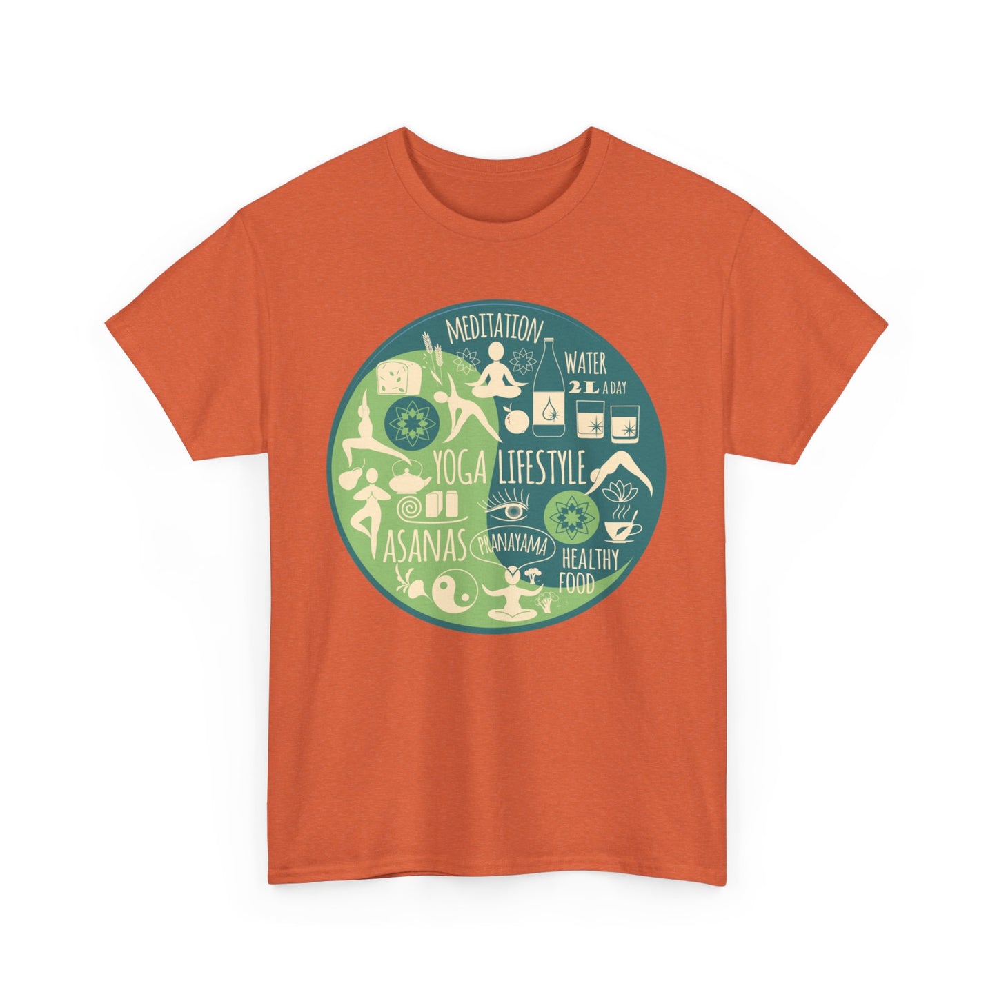 Vital Flow Heavy Cotton Tee - Live the Good Life, Mindfully