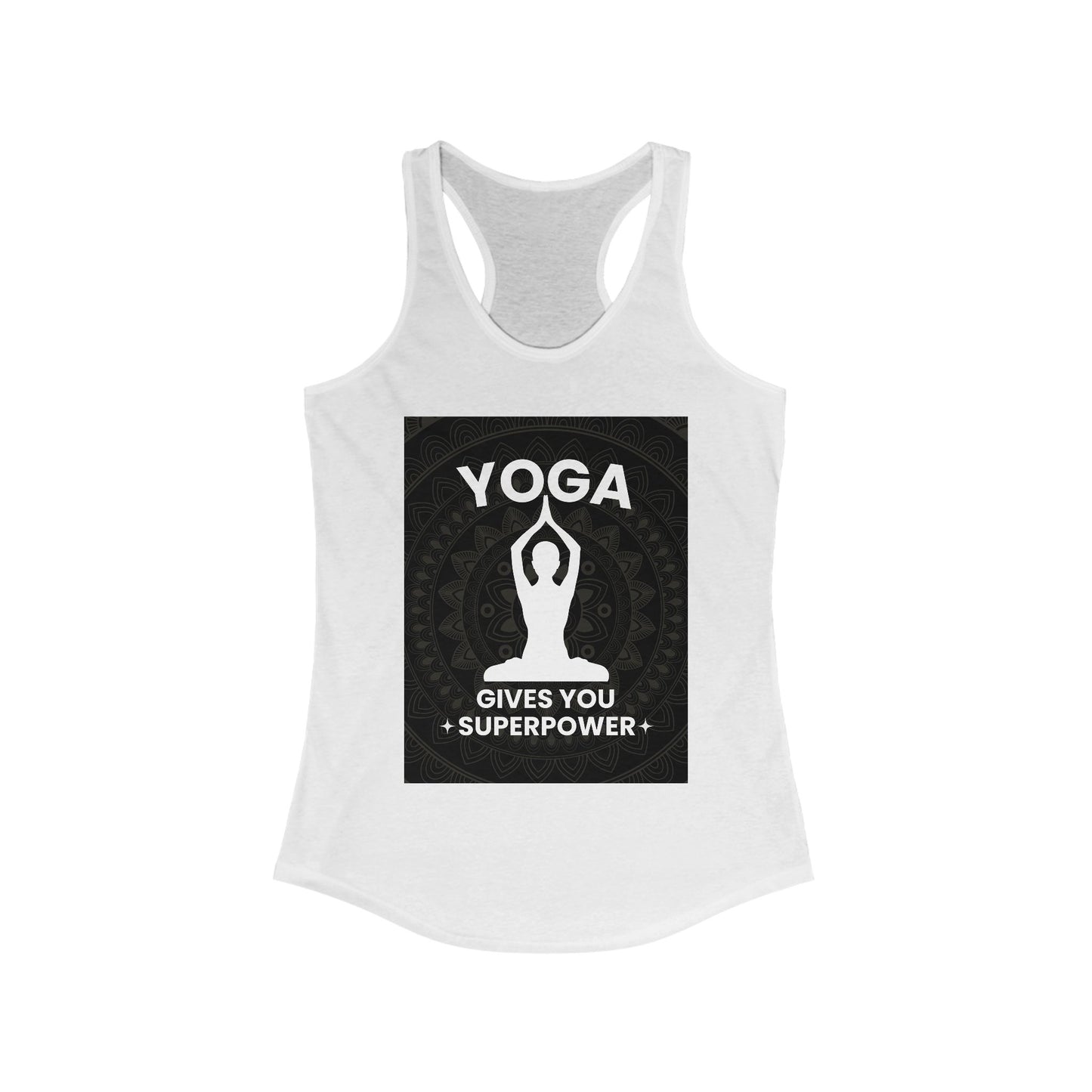 Superpowered by Yoga Racerback Tank – Empower Your Flow