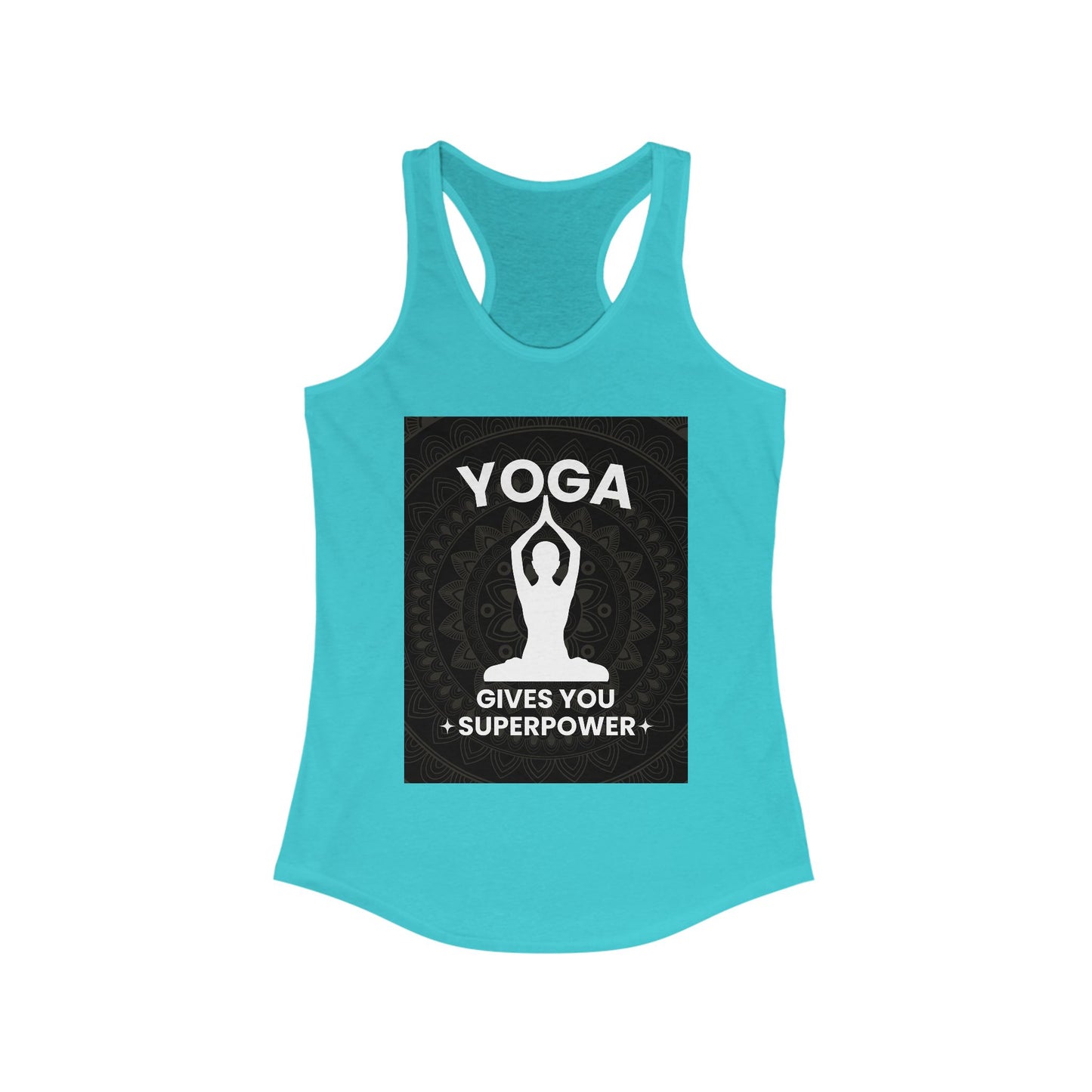 Superpowered by Yoga Racerback Tank – Empower Your Flow