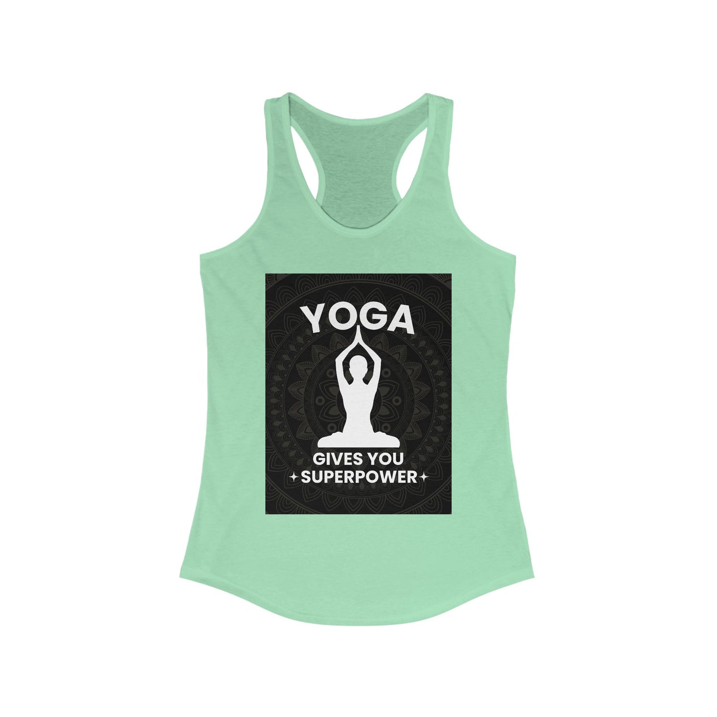 Superpowered by Yoga Racerback Tank – Empower Your Flow