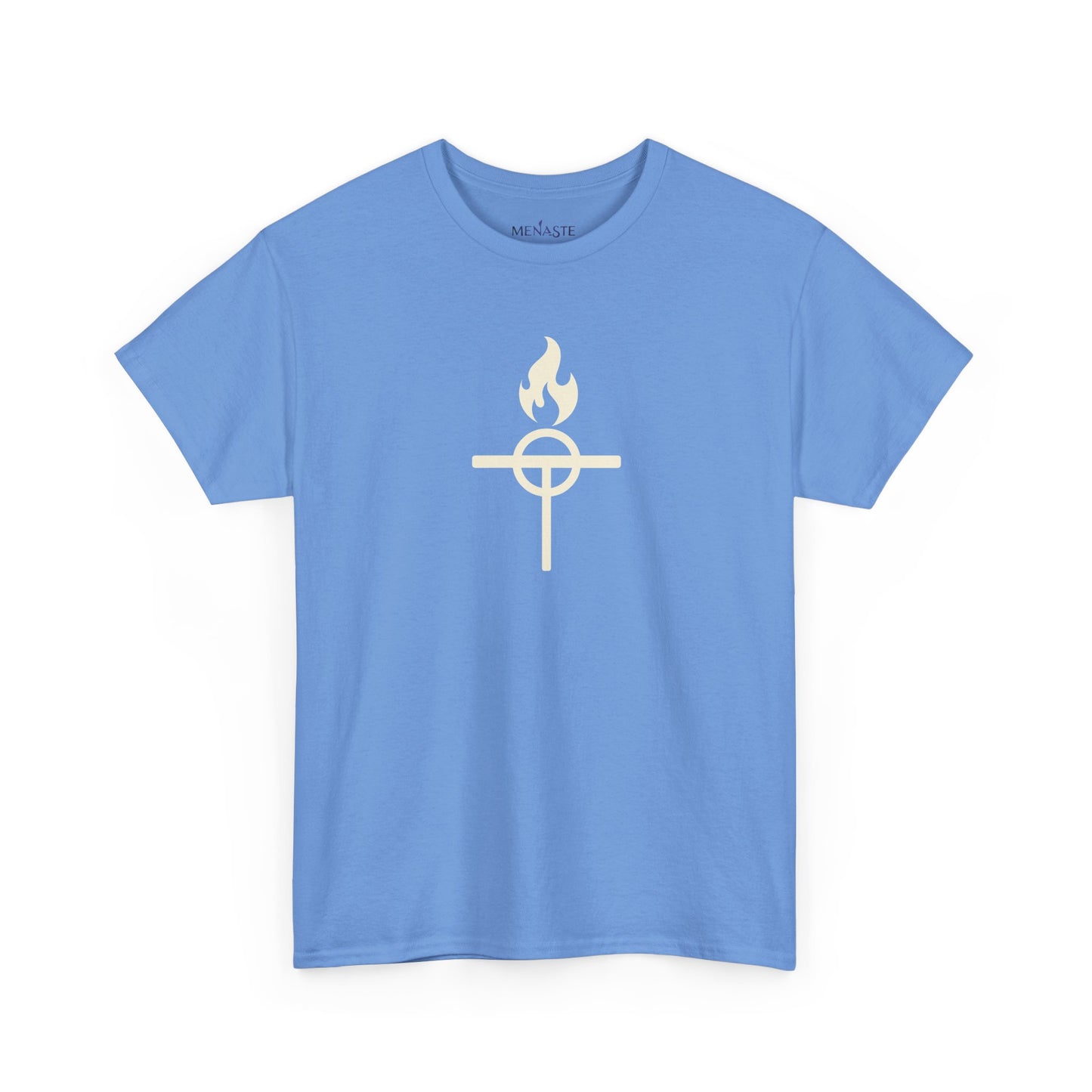 ⚔️ The Warrior Monk Sigil — Menaste Monastic T-Shirt
