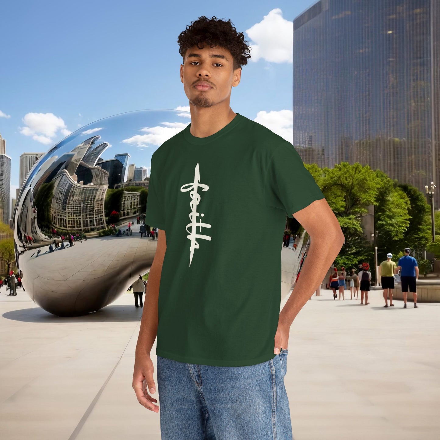 ALIF — stand in "FAITH” — Menaste Sacred T-Shirt