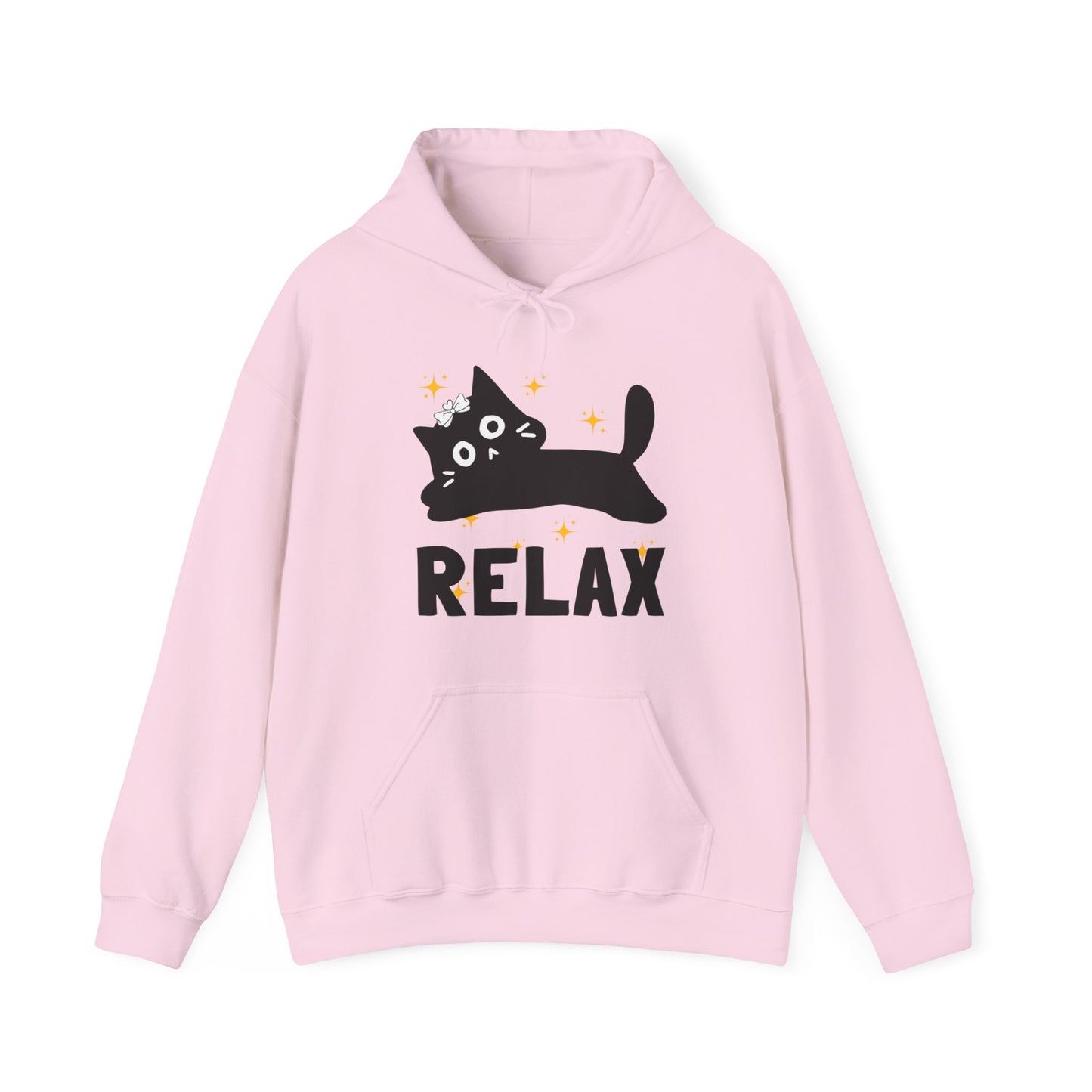 🐱Relax Hoodie — Trust the Divine, Live Like a Cat: Stay In the Moment✨🌿