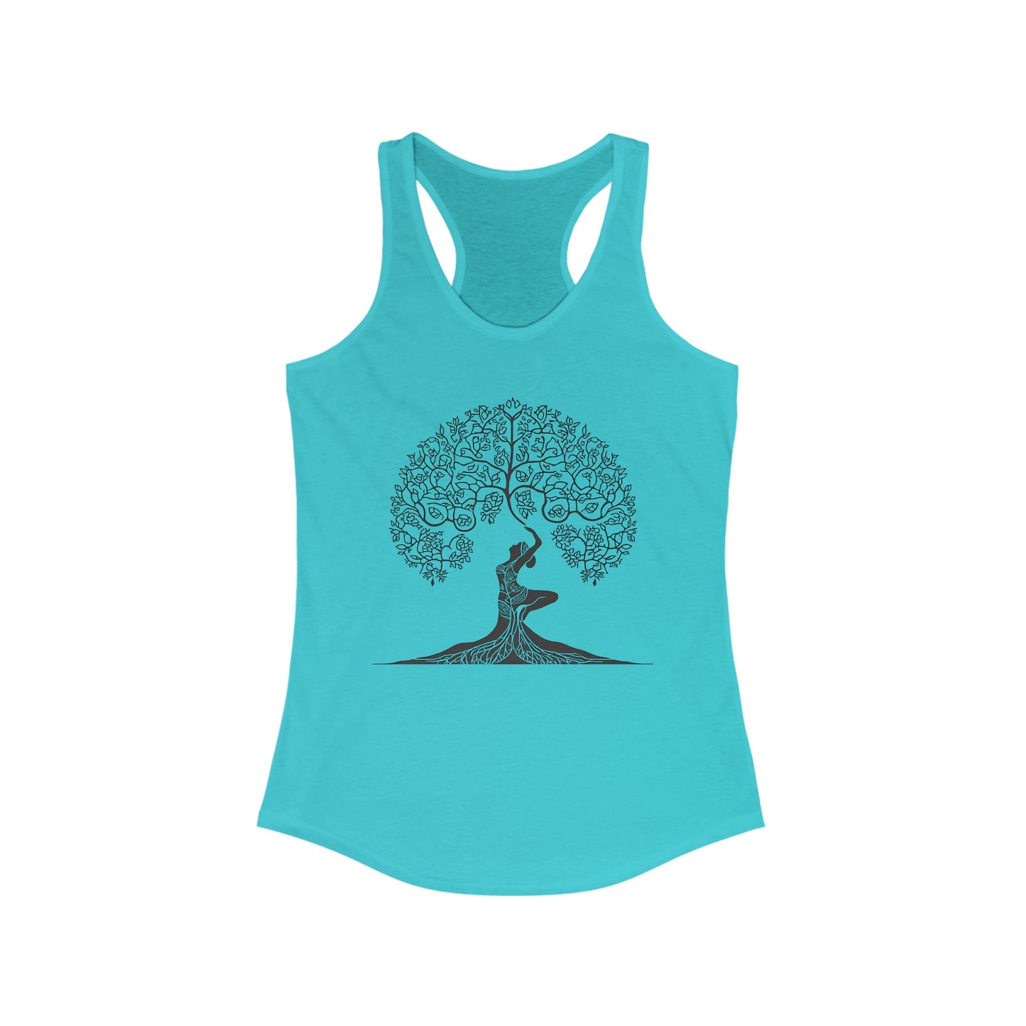 “Goddess Roots” Racerback Tank – Strength, Nature & Feminine Power