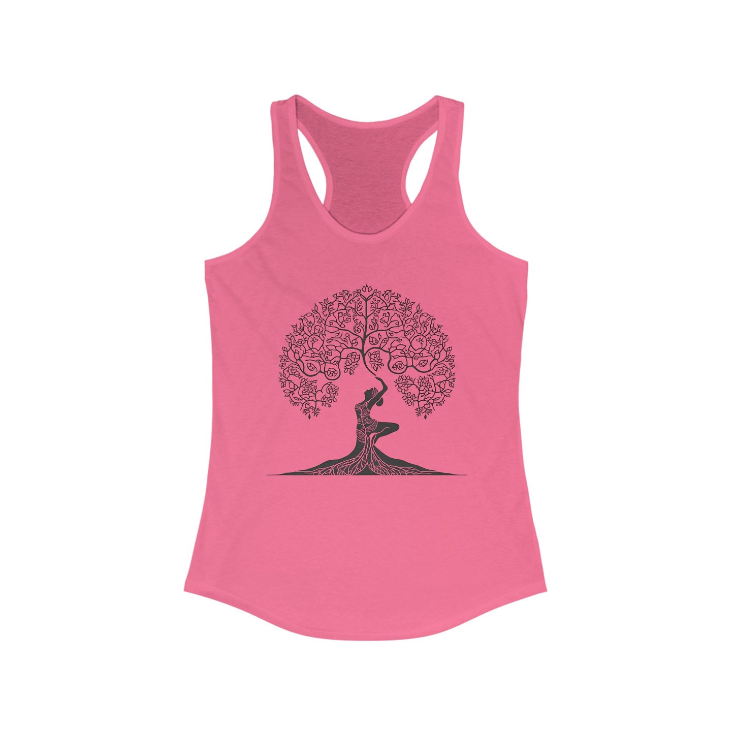 “Goddess Roots” Racerback Tank – Strength, Nature & Feminine Power