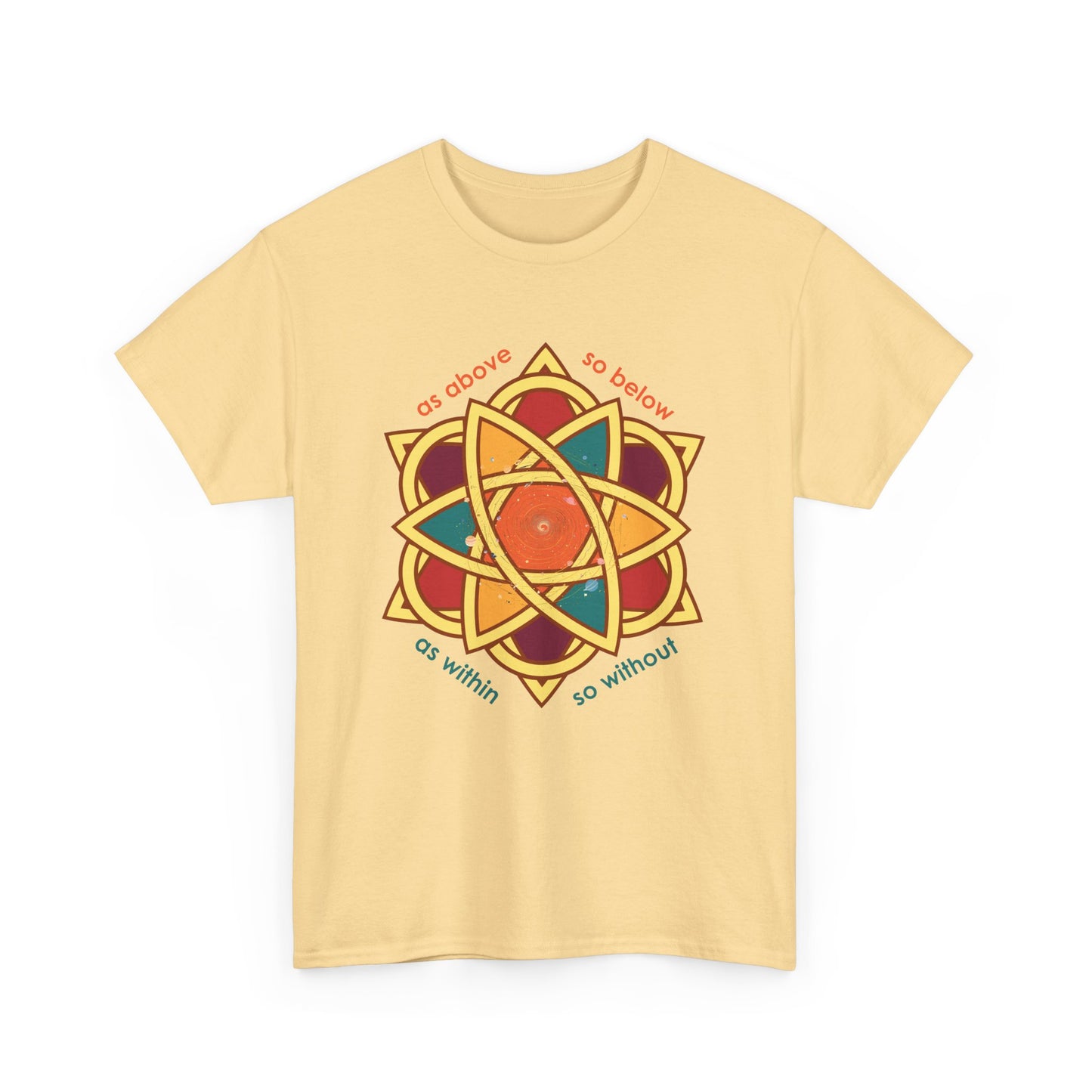 As Within, So Without – Sri Yantra Heavy Cotton Tee