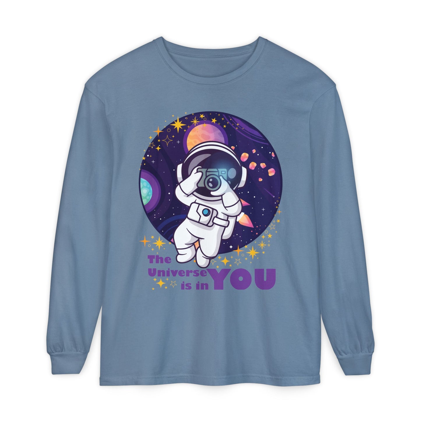 🌌The Universe Is in You - Cosmic Long Sleeve Tee
