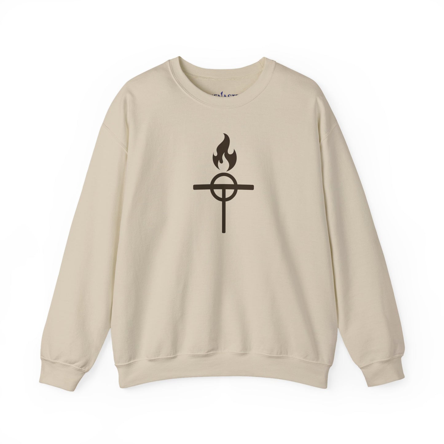 ⚔️ The Warrior Monk Sigil — Menaste Crewneck Sweatshirt (Monastic Edition)