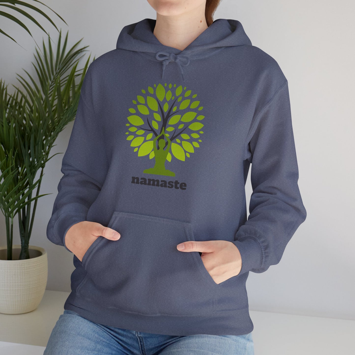 Namaste Roots Hoodie – Grounded in Spirit, Rooted in Earth🌳🙏✨