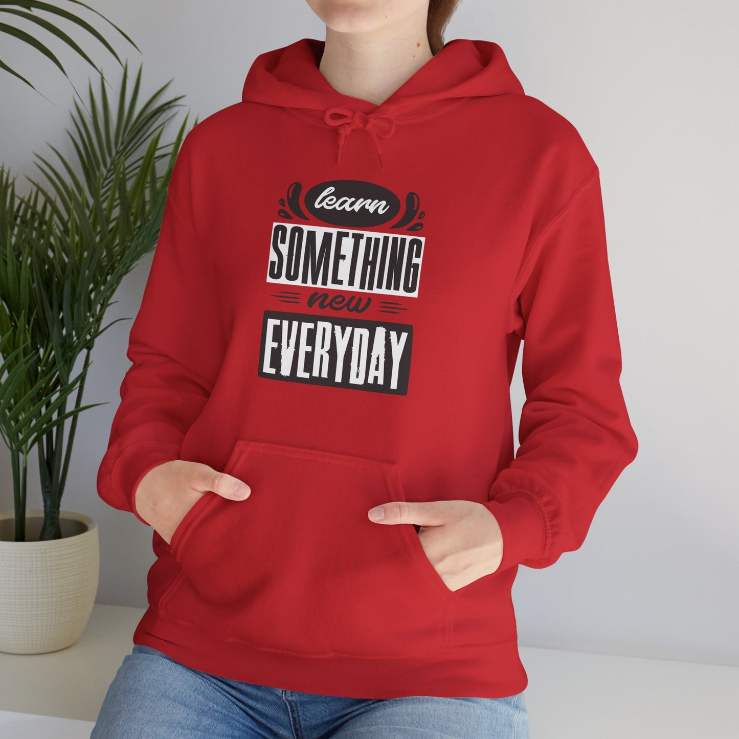 📚Learn Something New Every Day Hoodie – Spiritual Growth & Mindful Living Unisex Hoodie🌿
