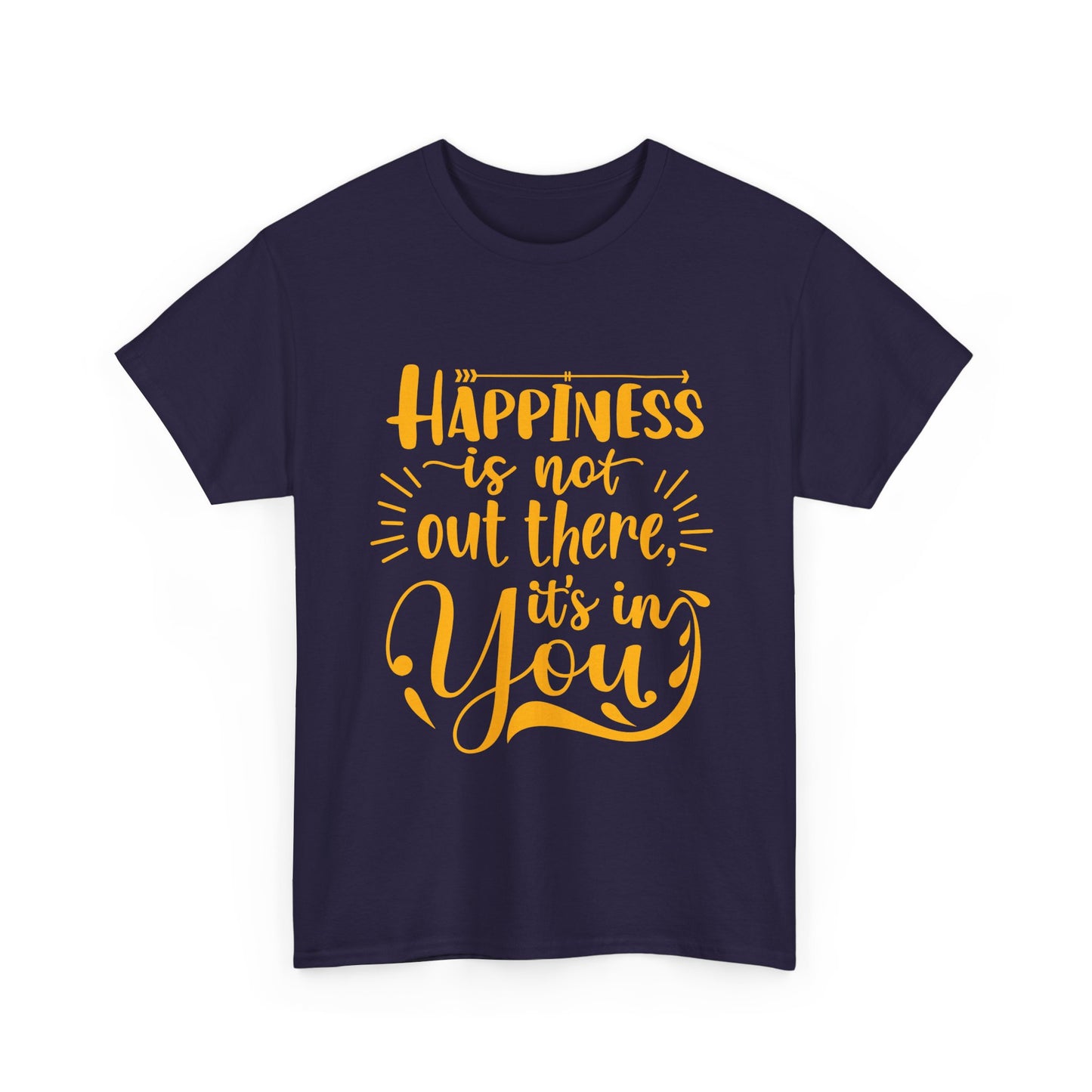 Happiness Within Heavy Cotton Tee - Wear Your Joy
