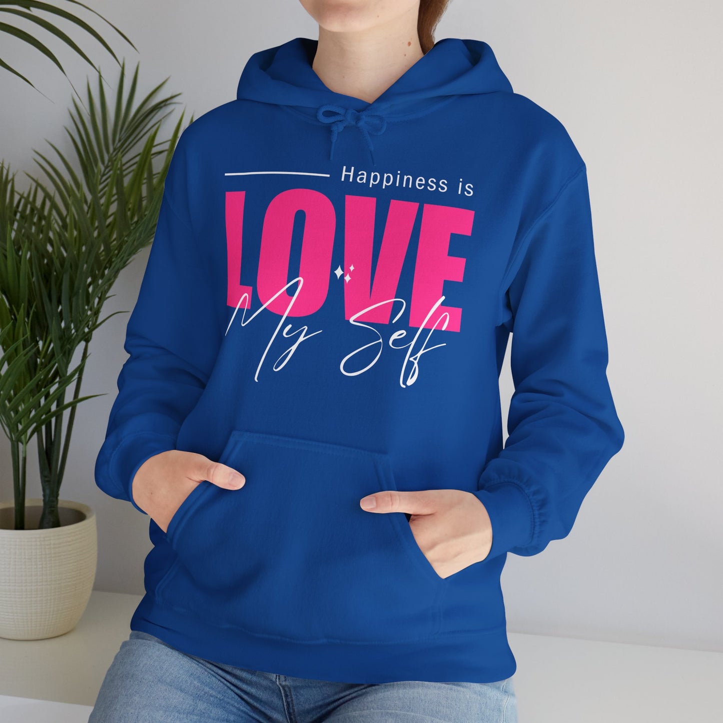 💛🌸Happiness Is Love Myself Hoodie - Wear Your Self-Love Out Loud