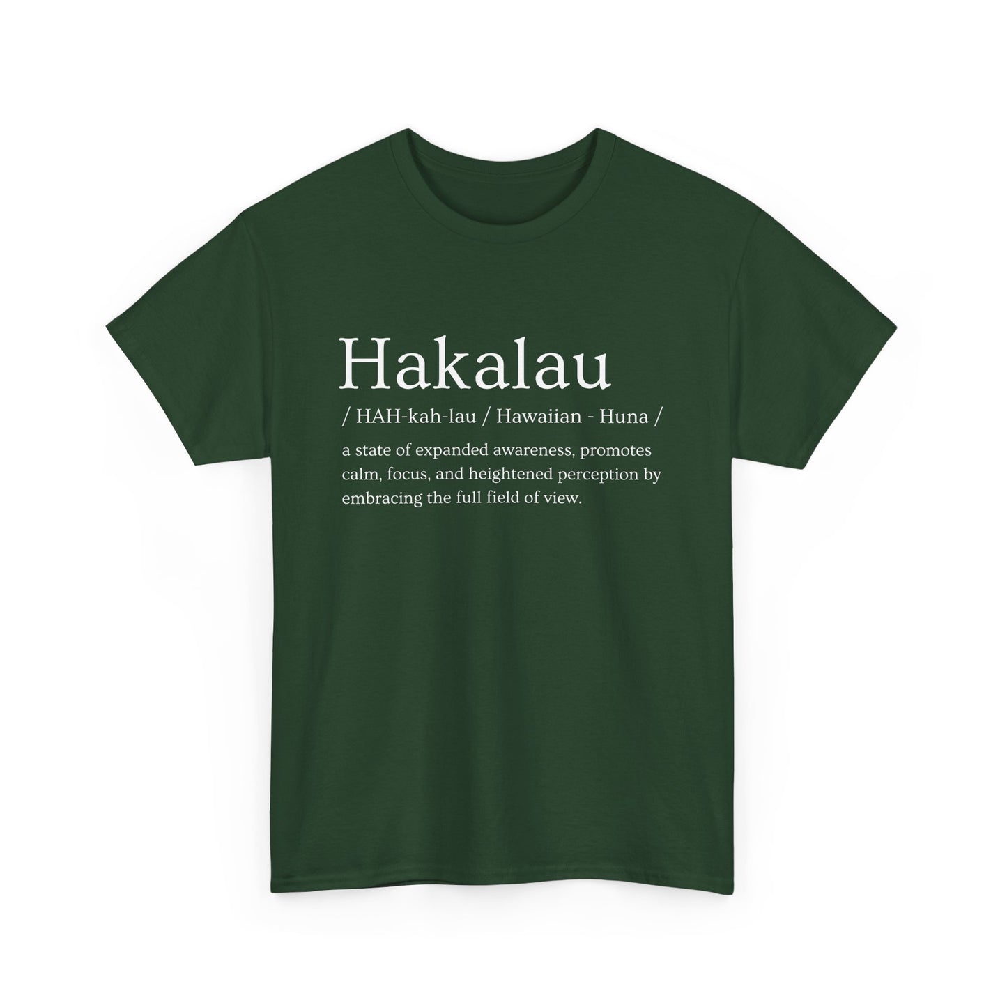 🌴Hakalau Awareness Heavy Cotton Tee - Expand Your Focus