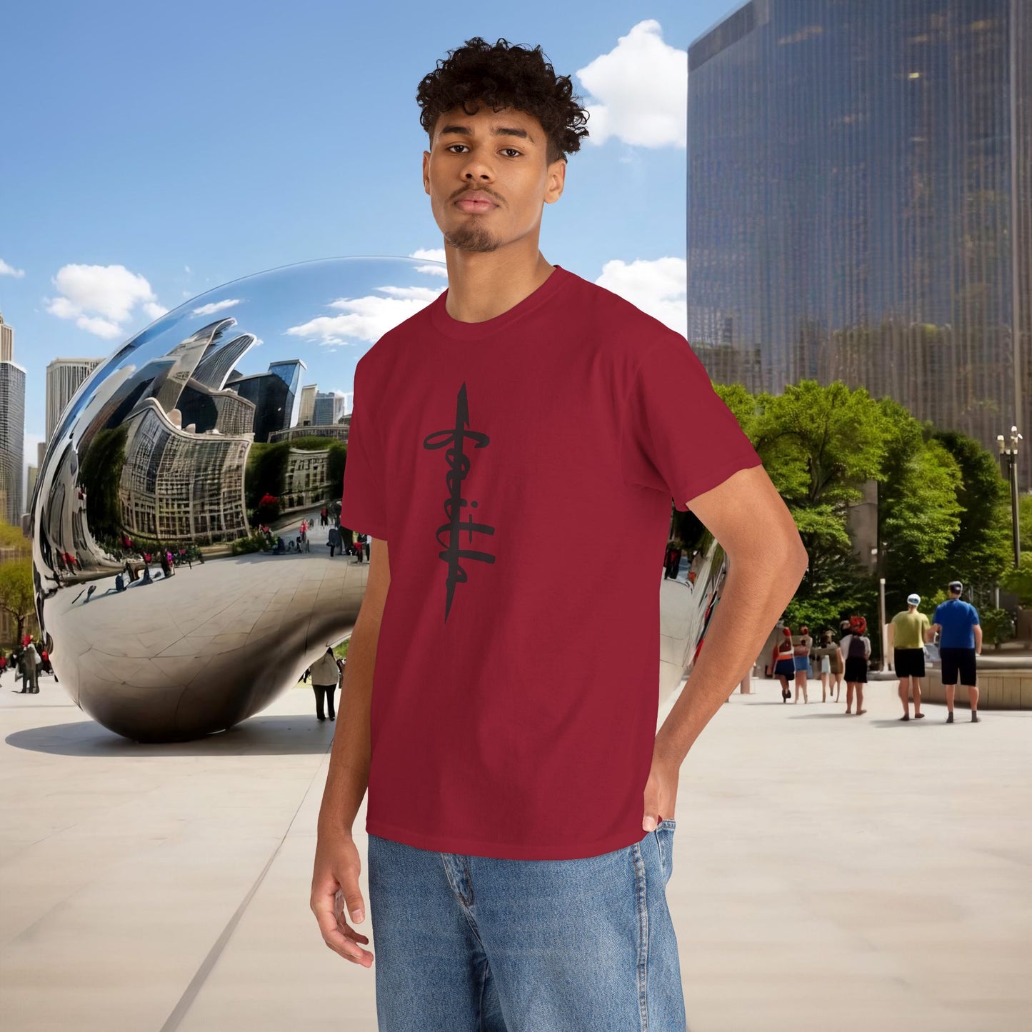 ALIF — stand in "FAITH” — Menaste Sacred T-Shirt