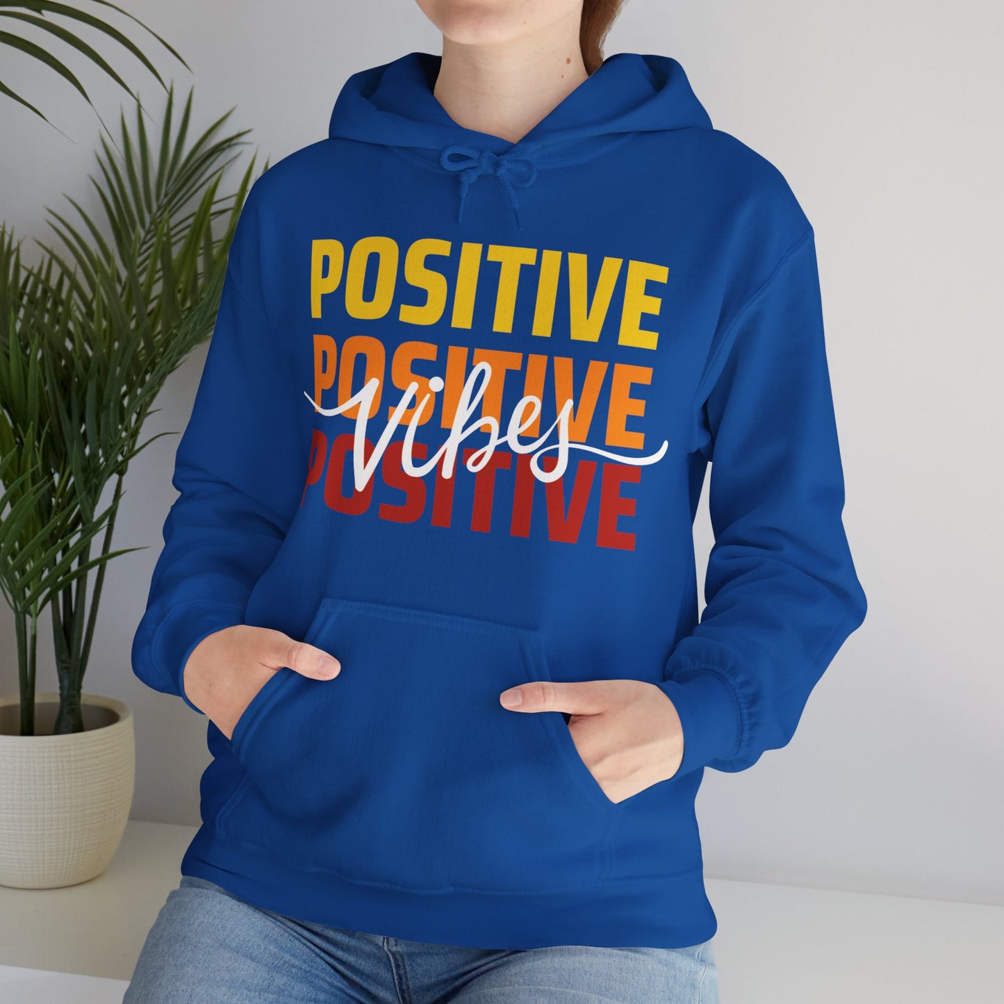 ✨ Positive Vibes - Powerful Motto Hooded Sweatshirt