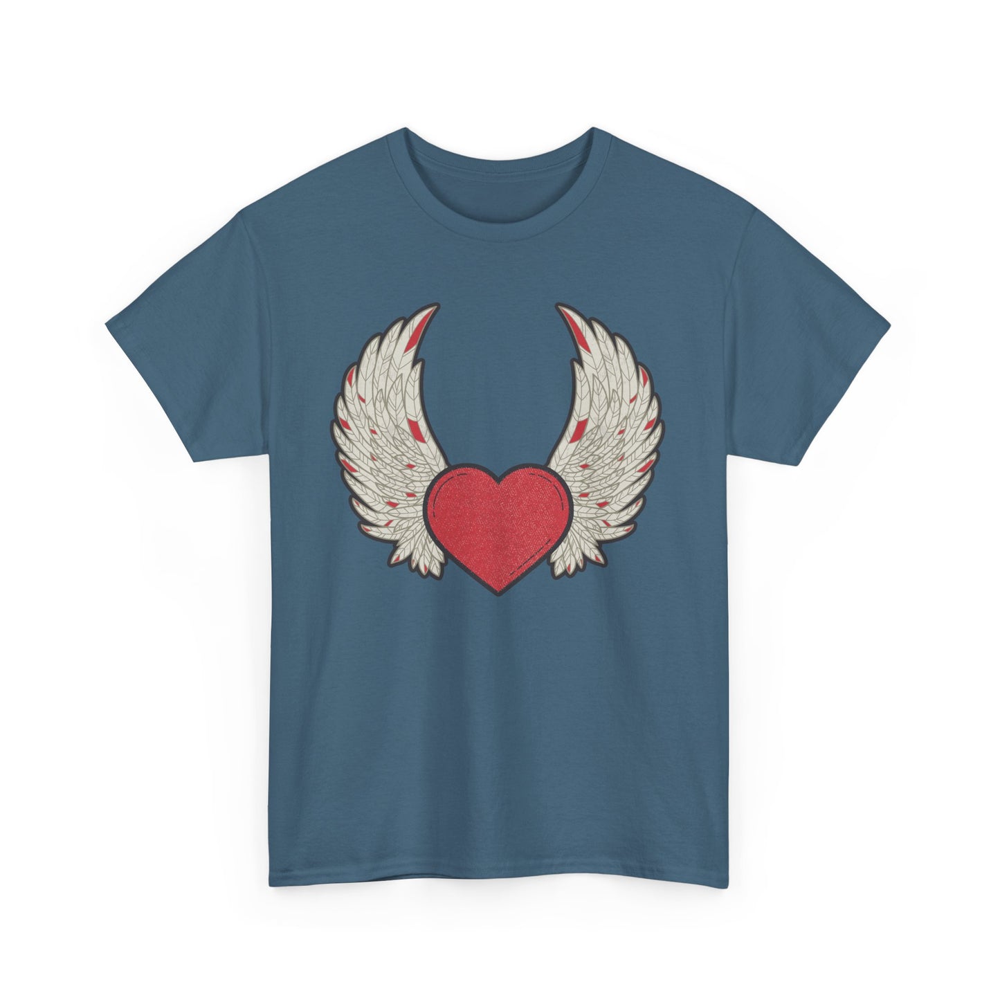 💖"Wings of the Heart" Heavy Cotton Tee - Let Love Soar