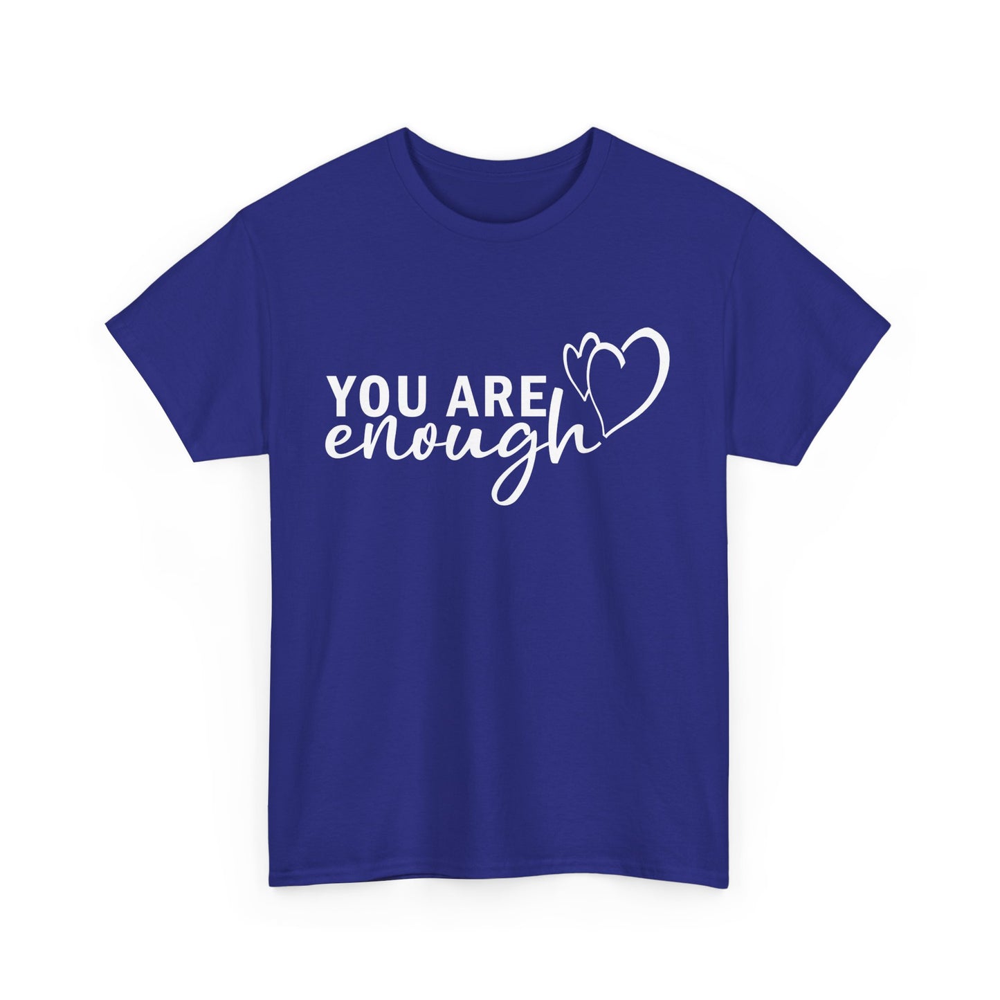 💖"You Are Enough" Heavy Cotton Tee - A Heartfelt Reminder